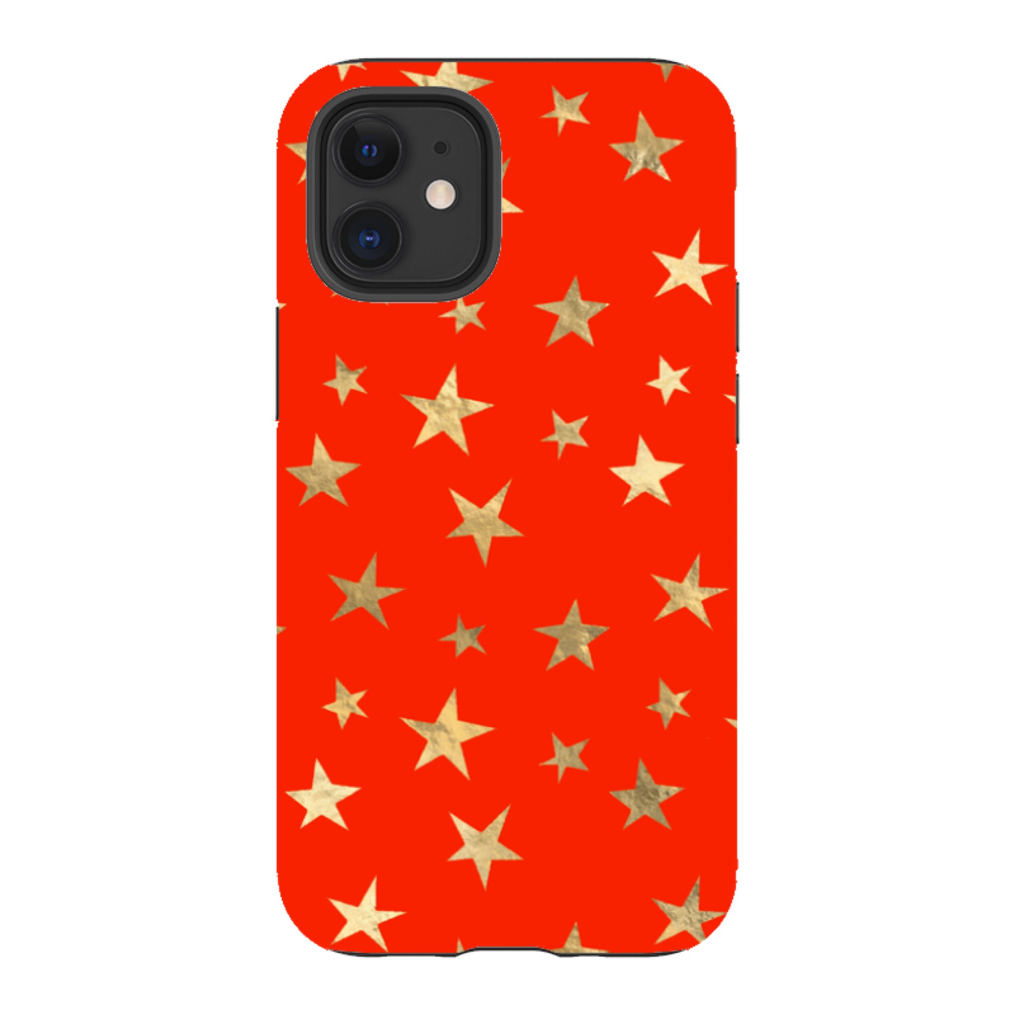iPhone Tough Case - Red and Gold Stars
