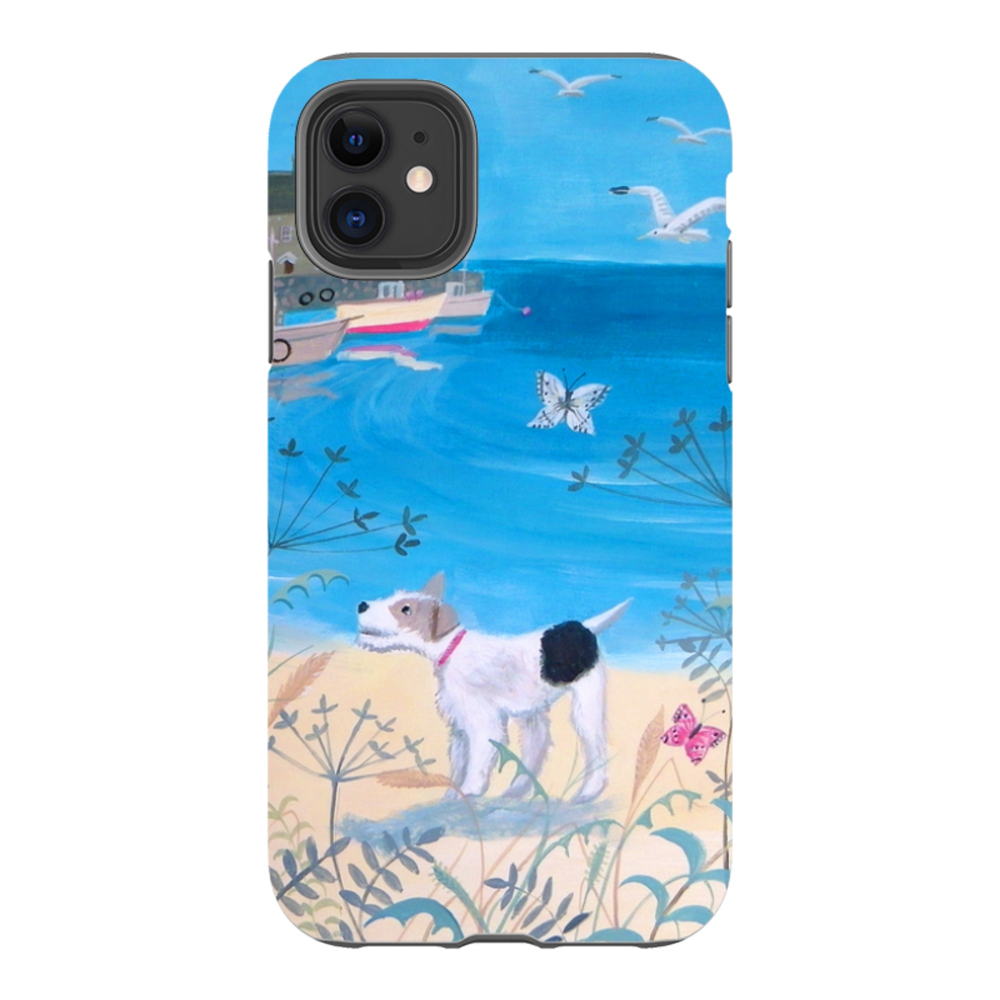 iPhone Tough Case - Seaside Dog By Mary Stubberfield