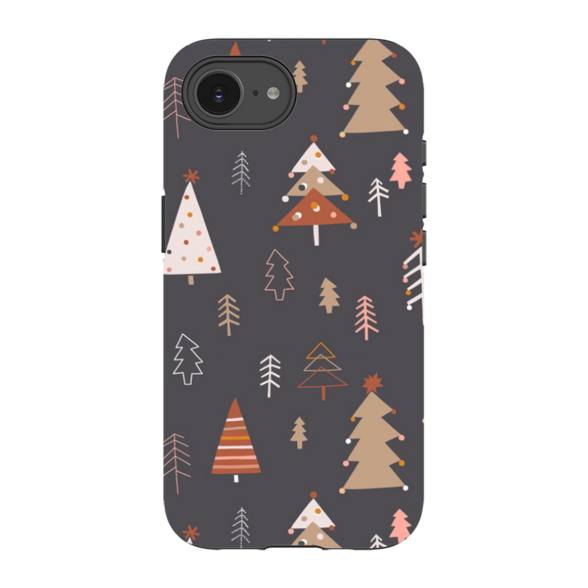 iPhone Tough Case - Dark Xmas Trees
