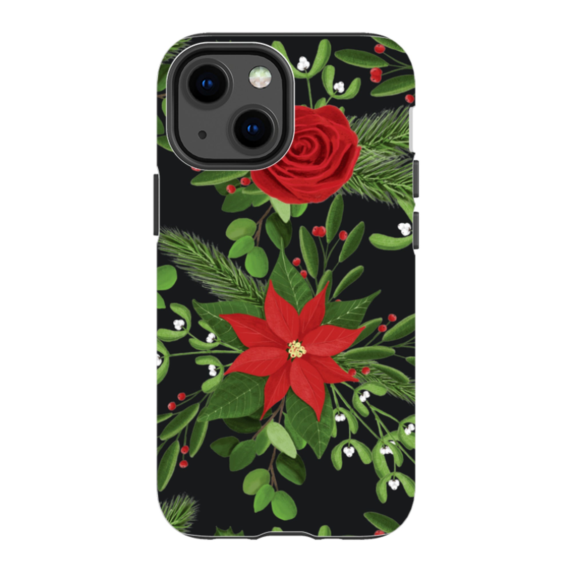 iPhone Tough Case - Black White Plaid By Abby Jacobs