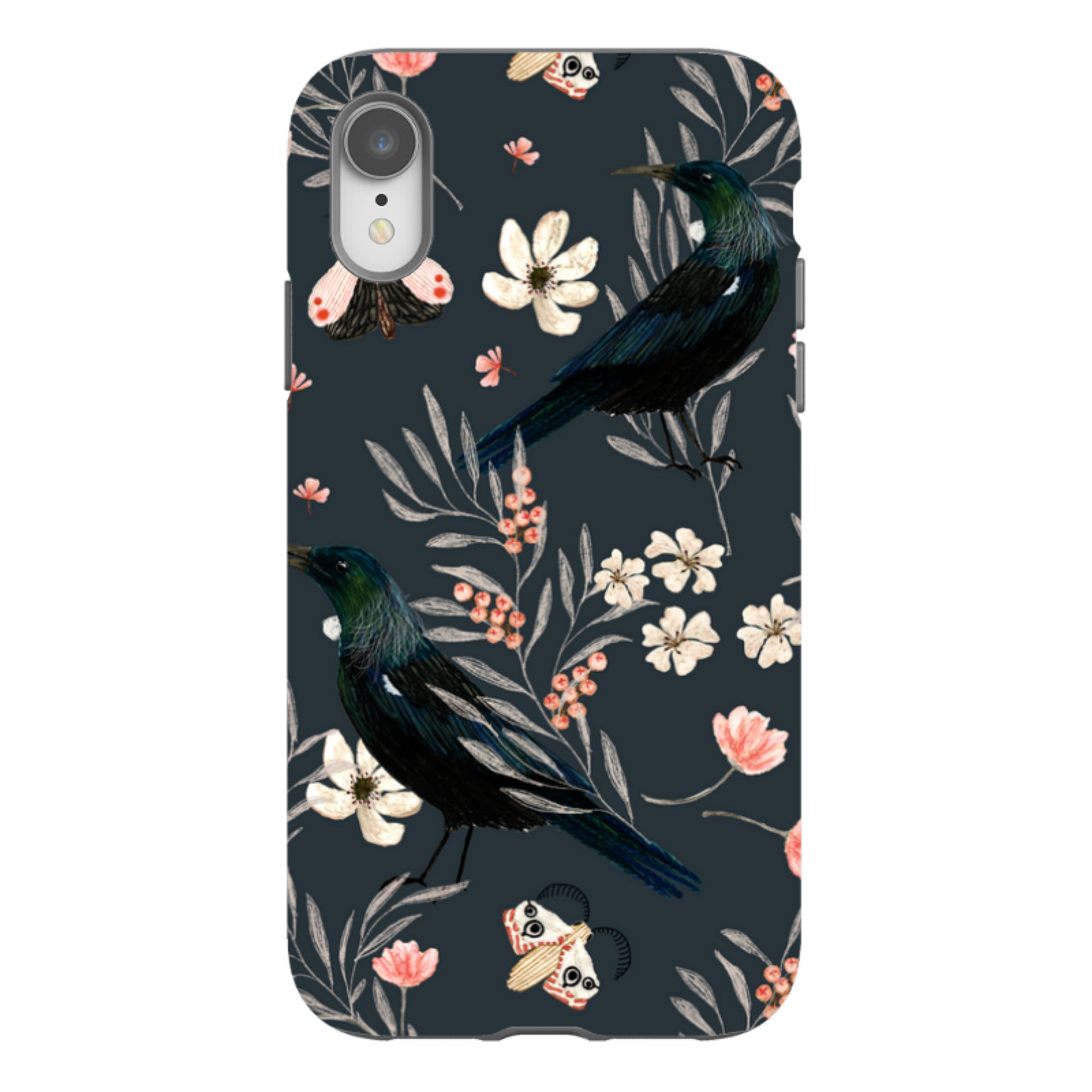 iPhone Tough Case - Moths And Tuis By Katherine Quinn