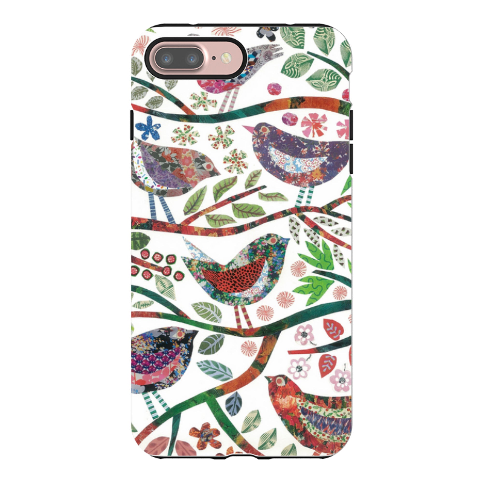 iPhone Tough Case - Vintage Birds By Jane Robbins