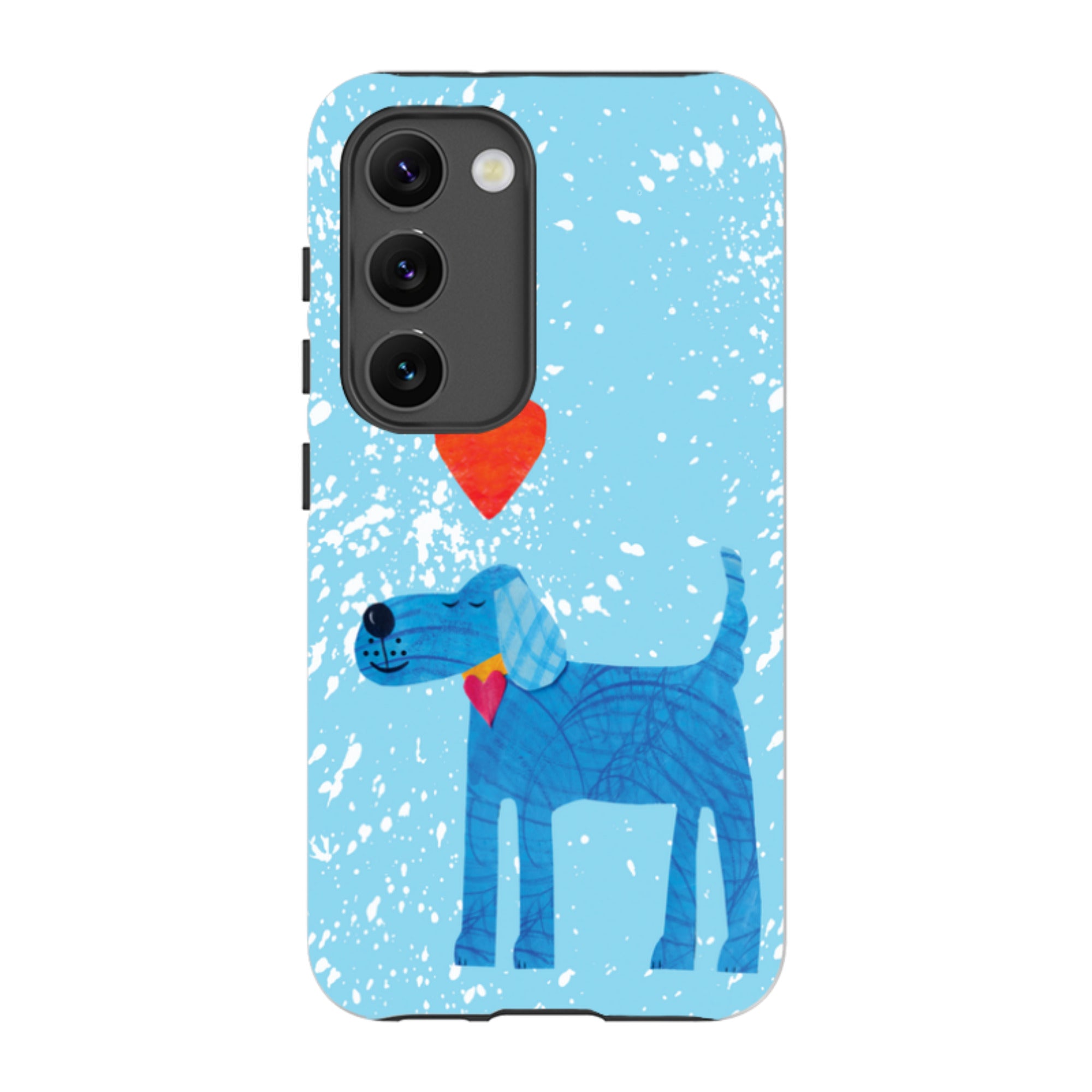 Samsung Tough Case - Blue Dog By Tracey English
