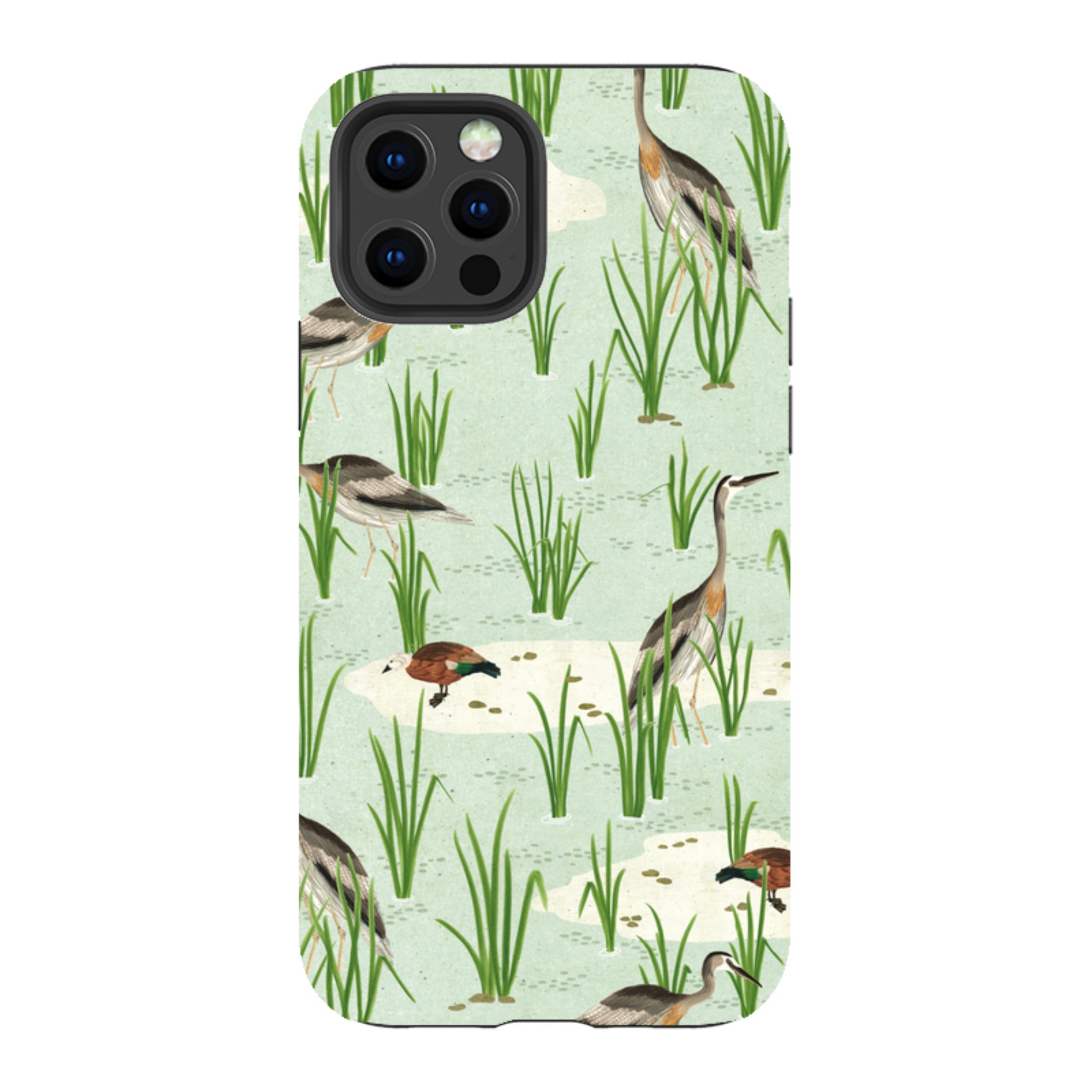 iPhone Tough Case - Wet Lands By Katherine Quinn