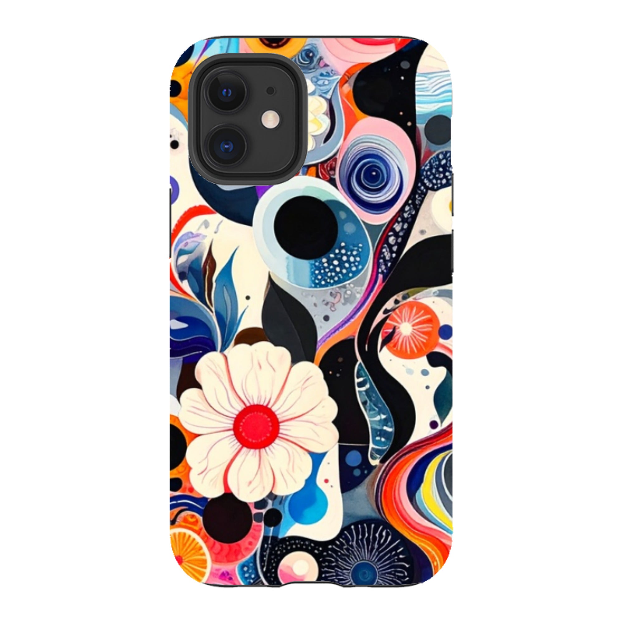 iPhone Tough Case - Floral Marble