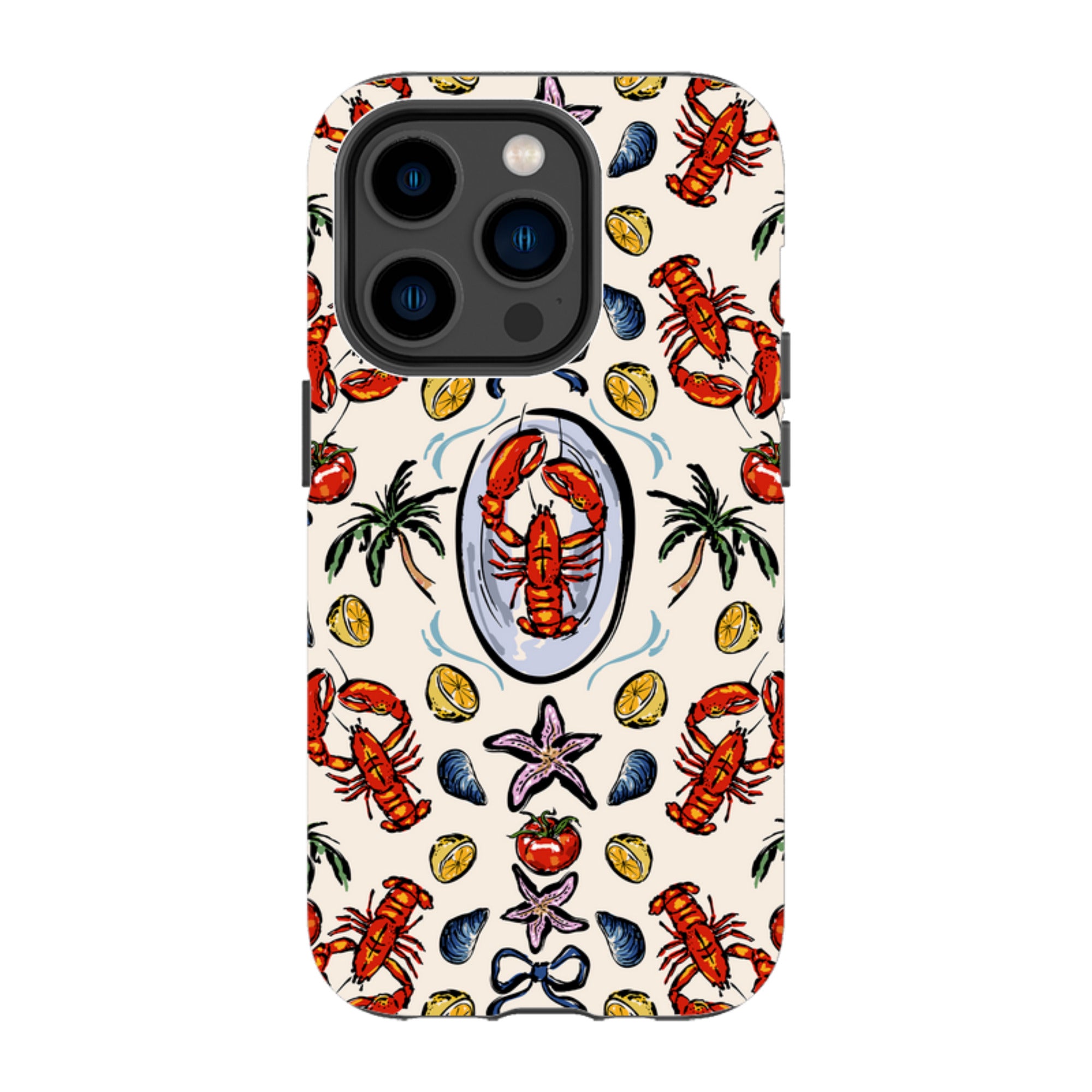 iPhone Case - Seafood and Palm Trees