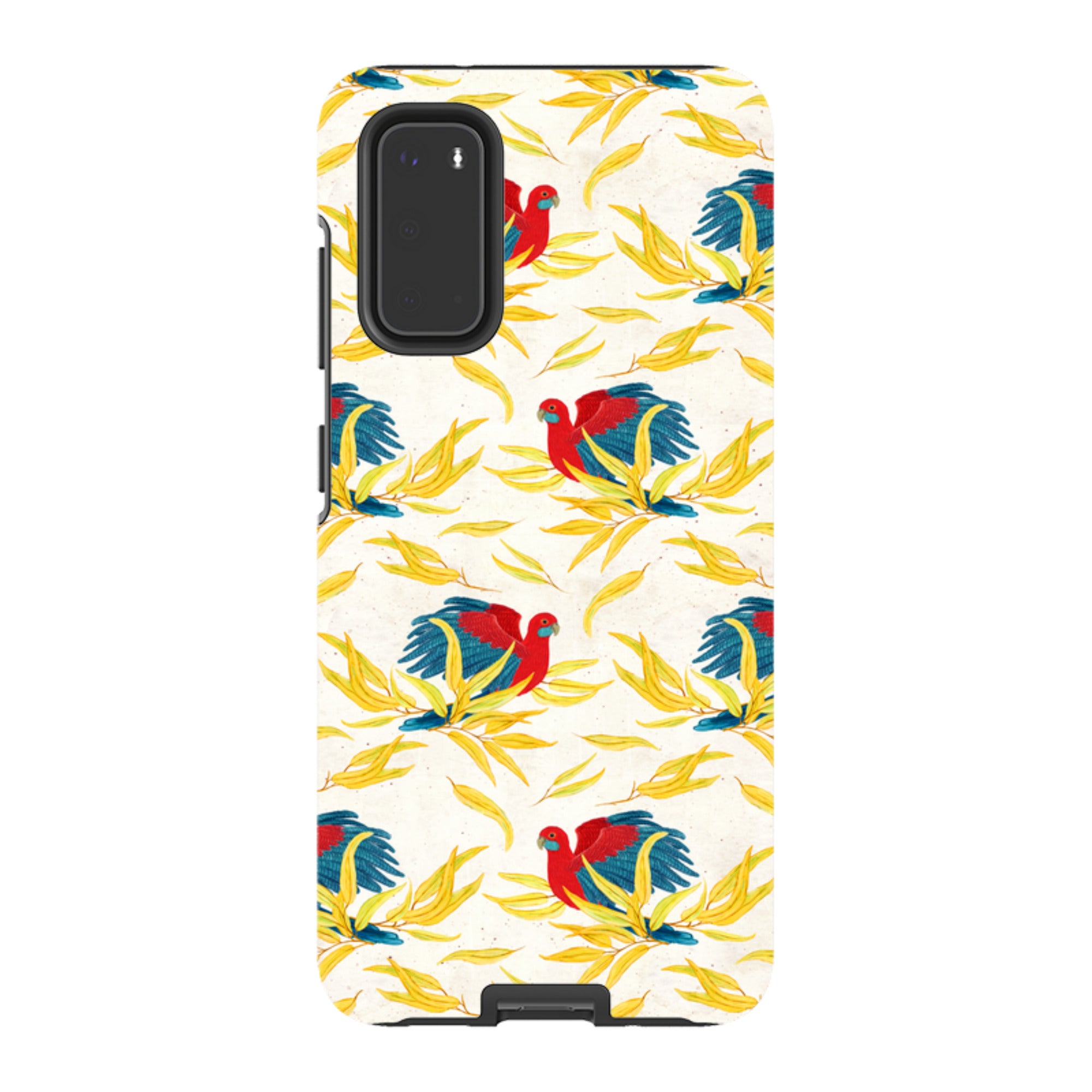 Samsung Tough Case - Crimson Rosella By Katherine Quinn