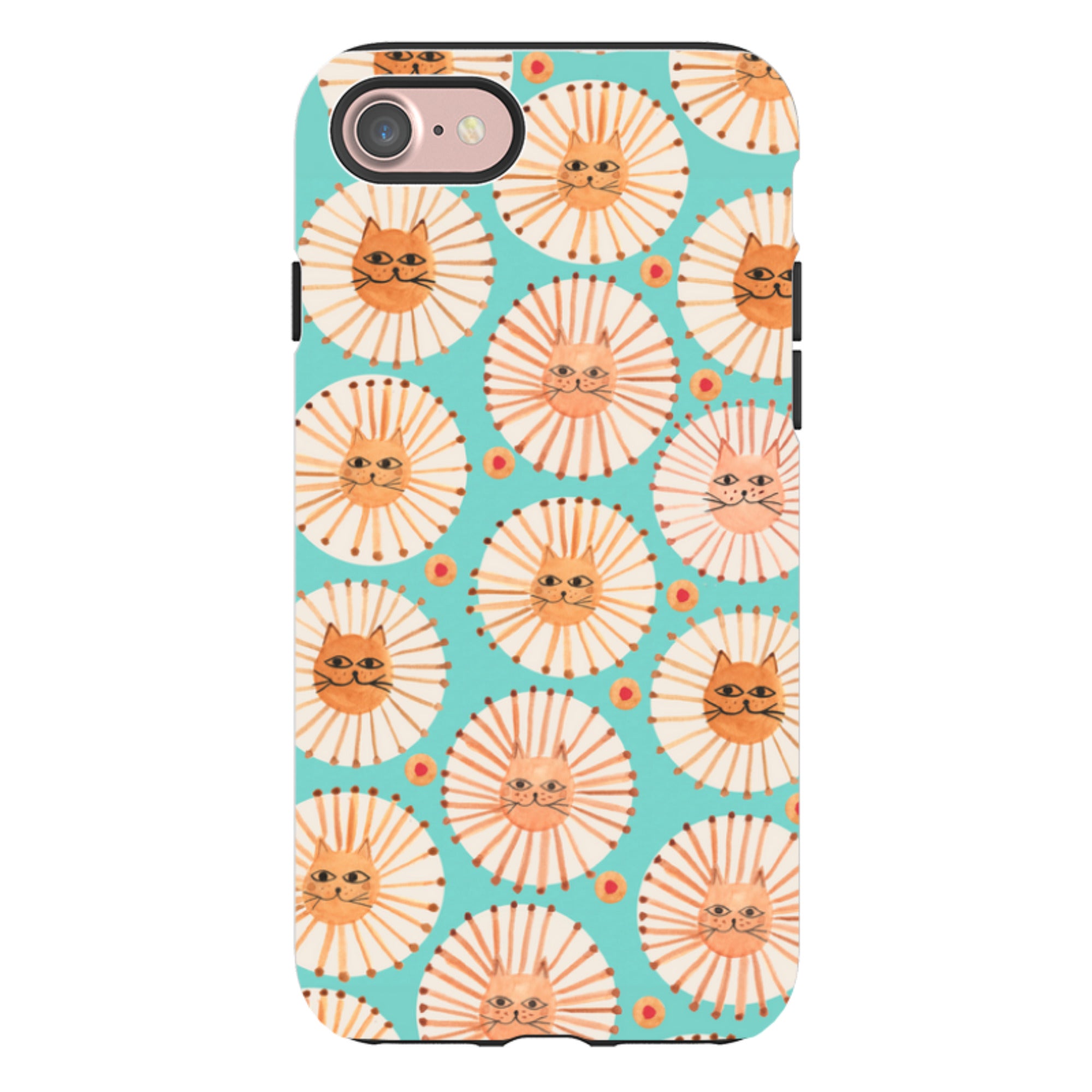 iPhone Tough Case - Wild Cats By Gabriela Larios