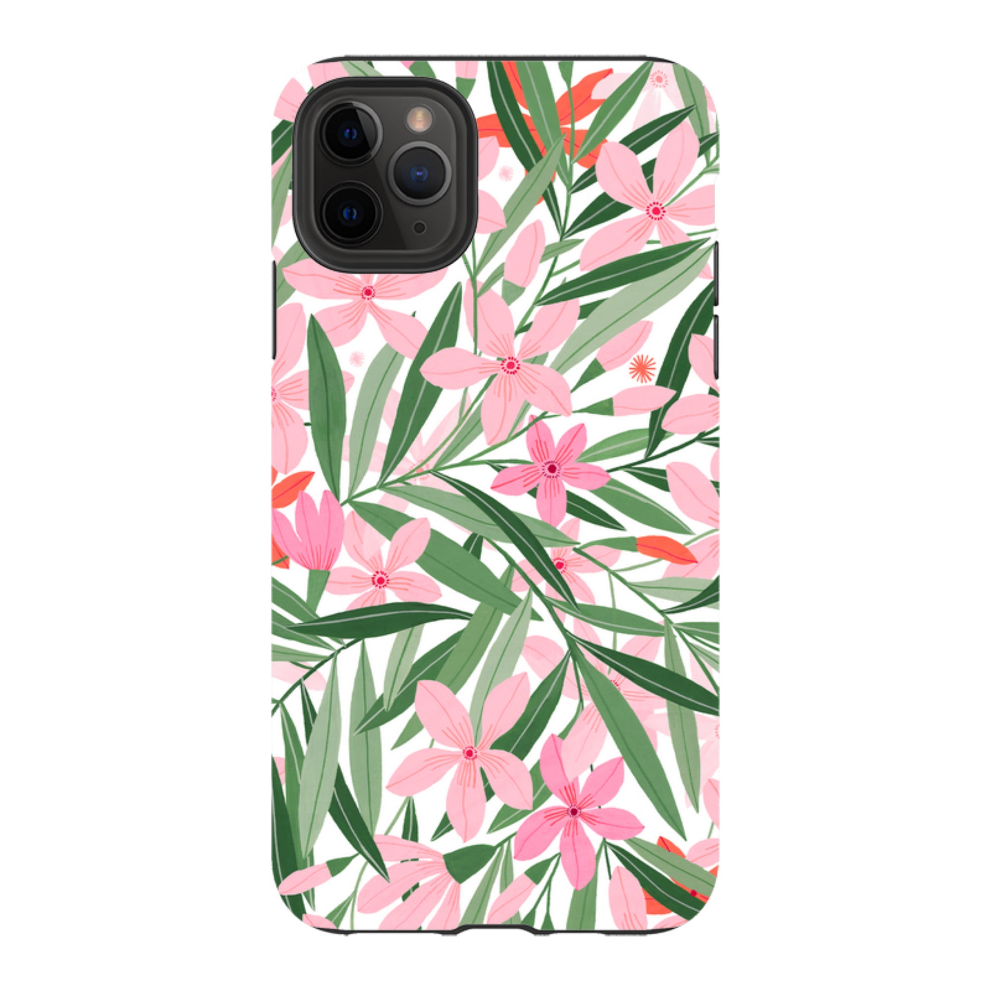iPhone Tough Case - Oleandro Pattern By Madalina Andronic