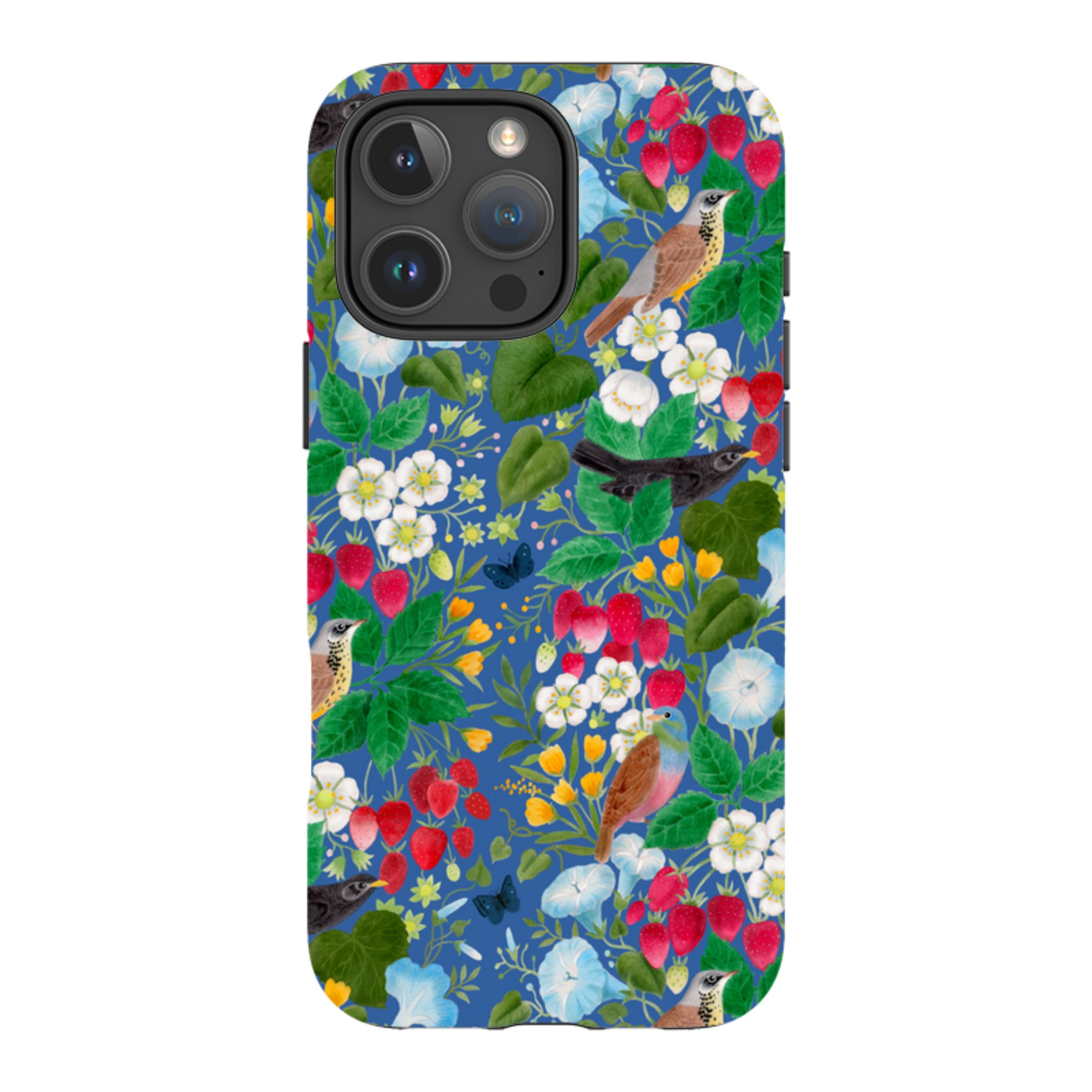 iPhone MagSafe Tough Case - Strawberry Thief By Bex Parkin