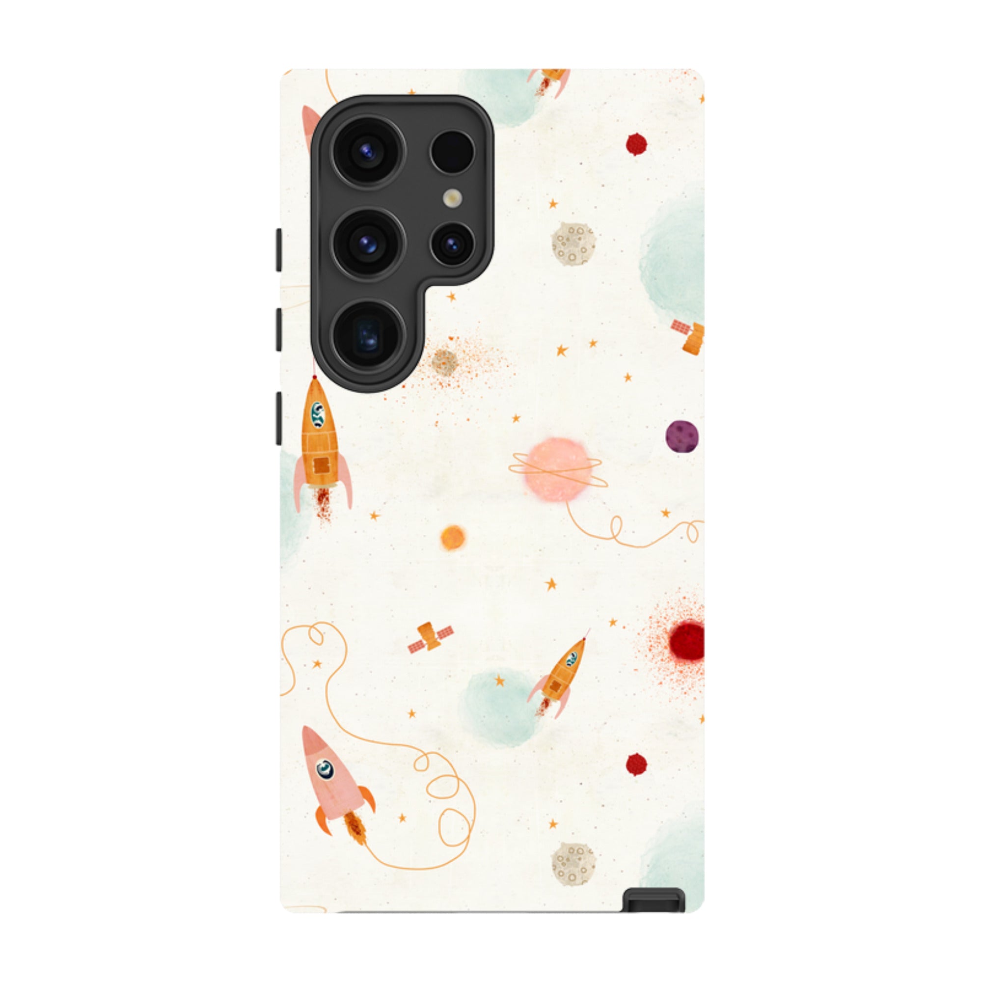 Samsung Tough Case - Rockets Cream By Katherine Quinn
