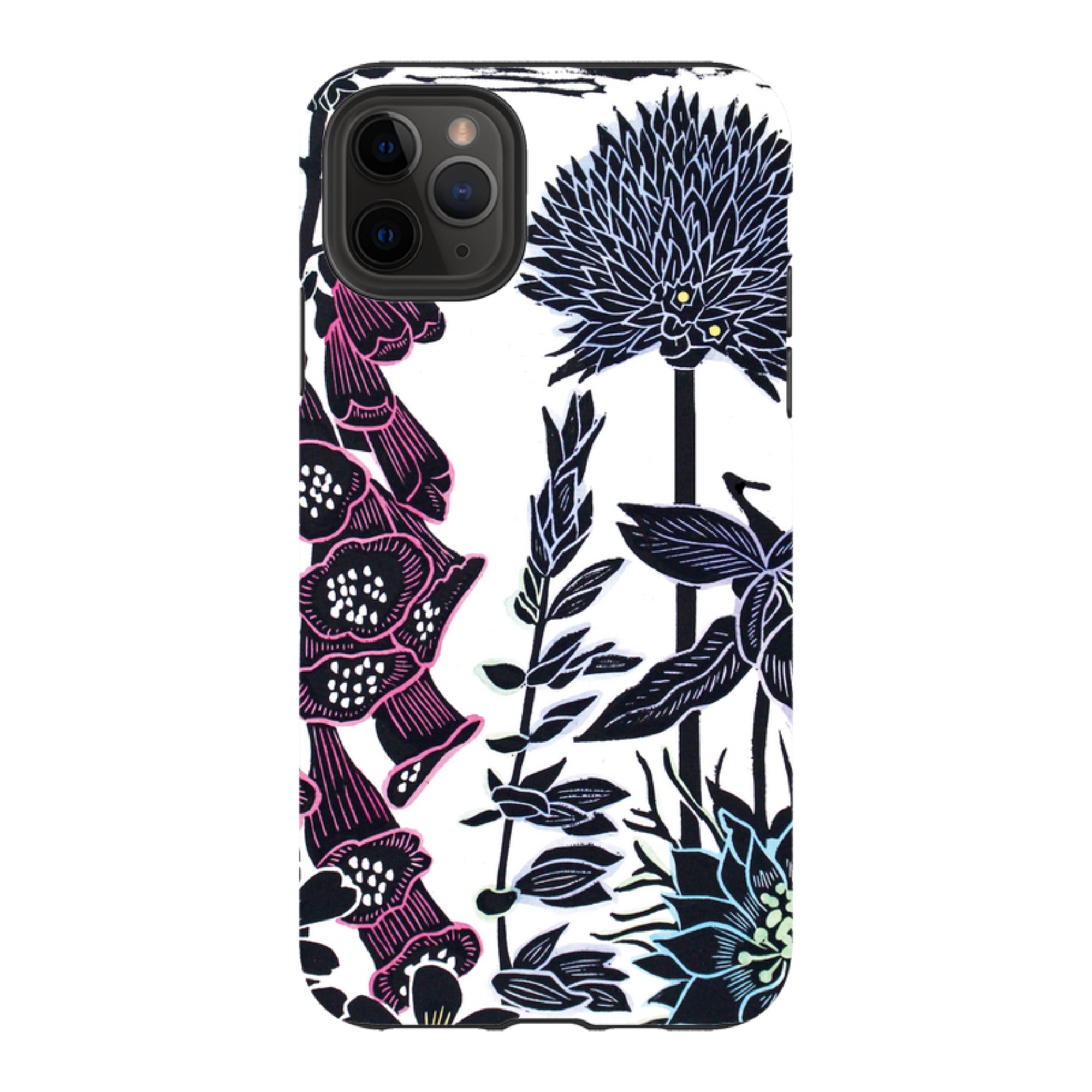 iPhone Tough Case - Foxgloves By Kate Heiss