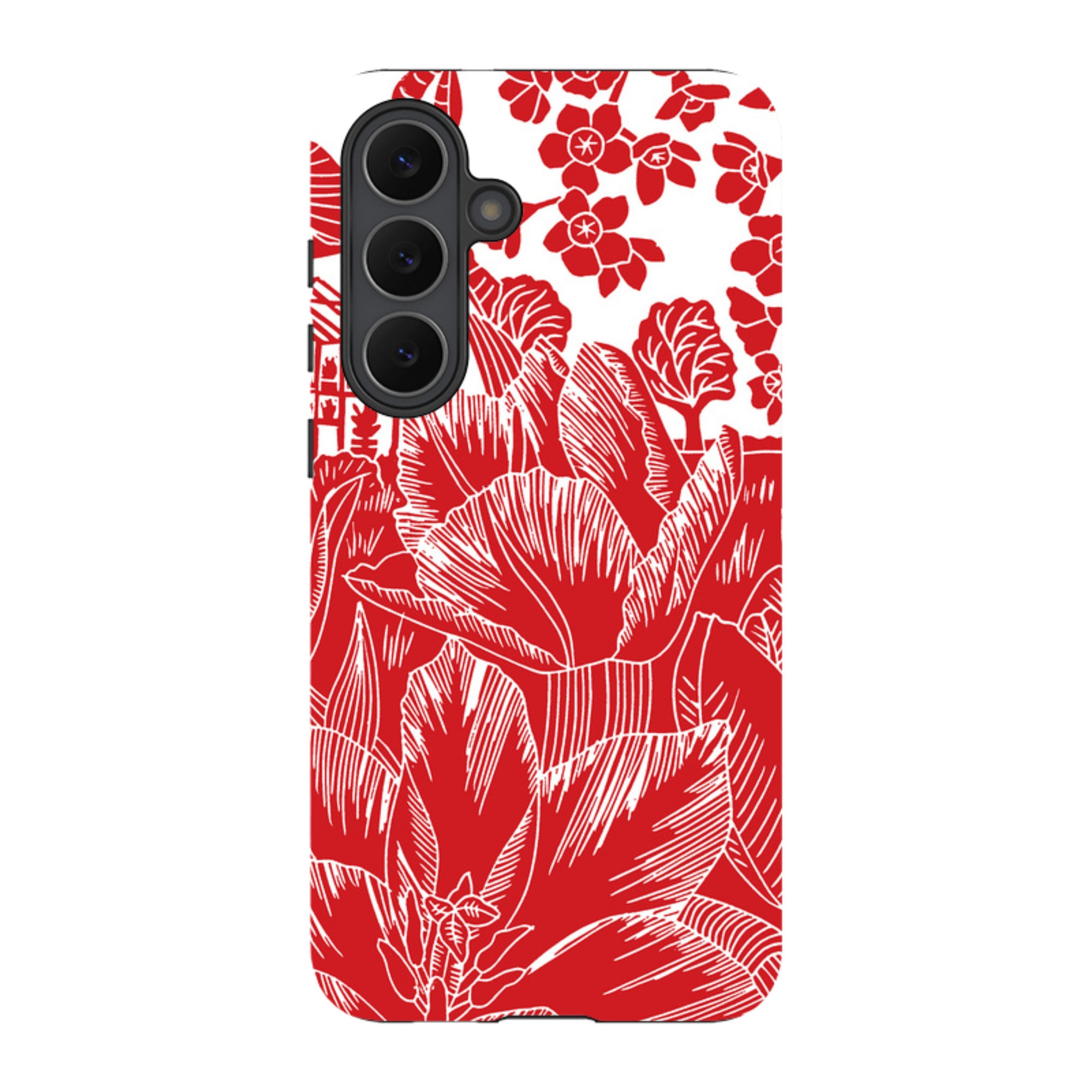 Samsung Tough Case - Tulip Silhouette By Kate Heiss