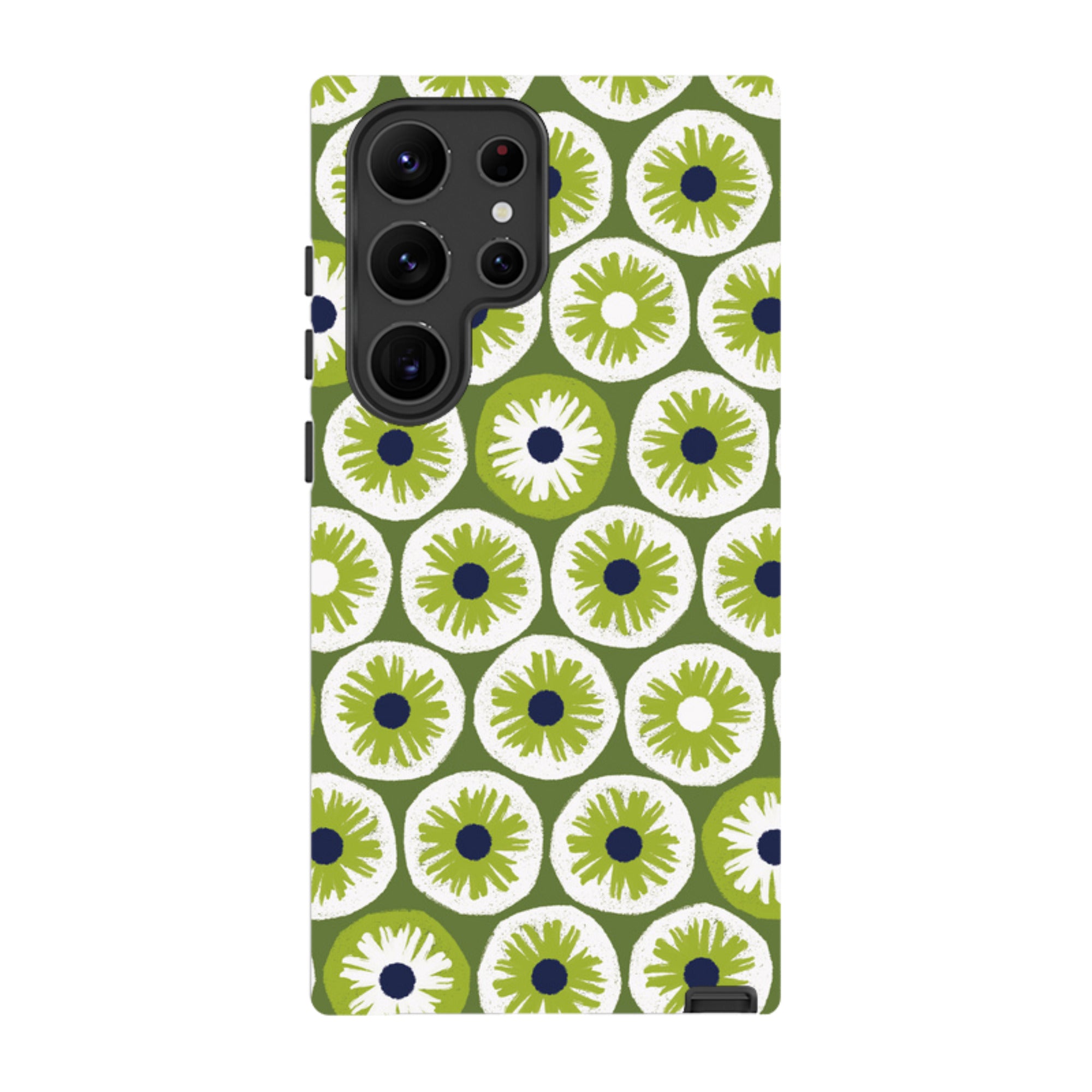 Samsung Tough Case - Penny Flowers Green By Ali Brookes