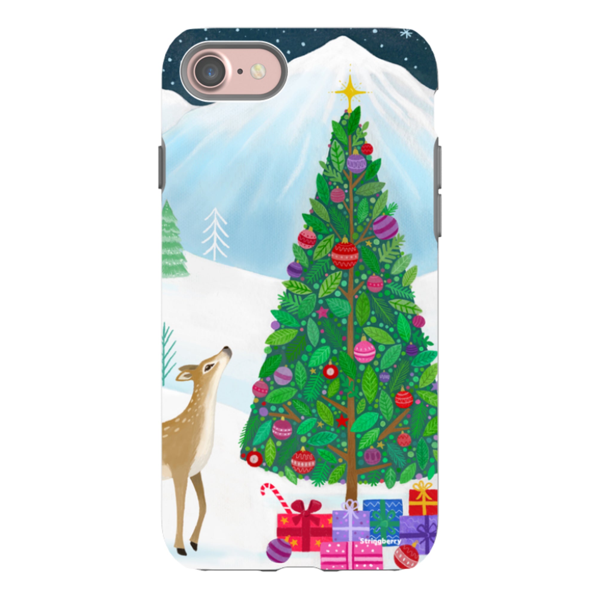 iPhone Tough Case - Jolly Season By Bex Parkin