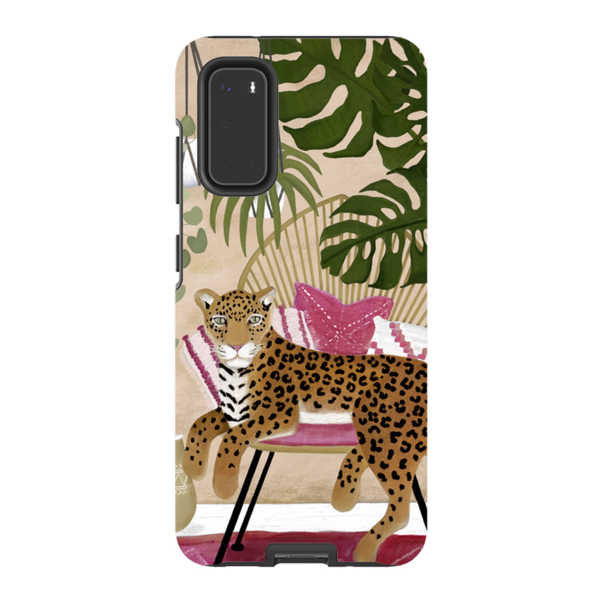 Samsung Tough Case - Boho Leopard Cream By Bex Parkin