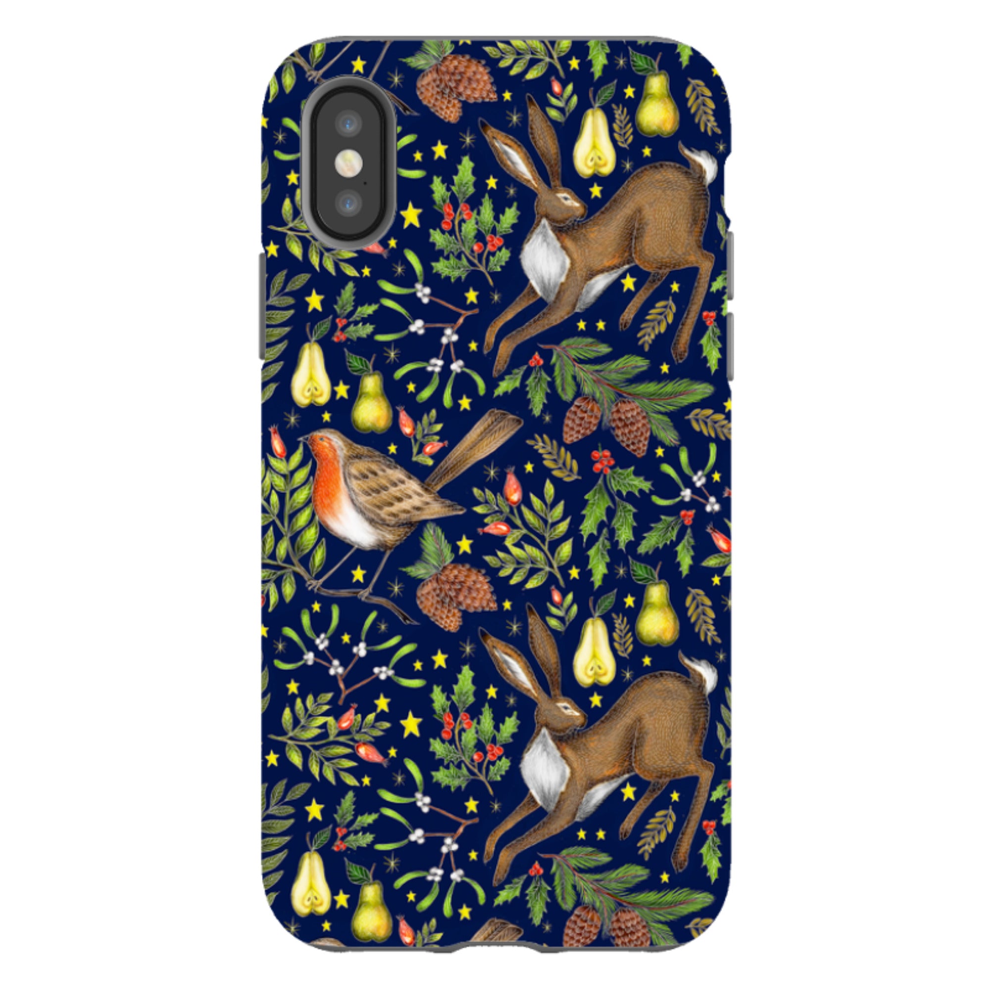 iPhone Tough Case - Christmas Garden By Catherine Rowe