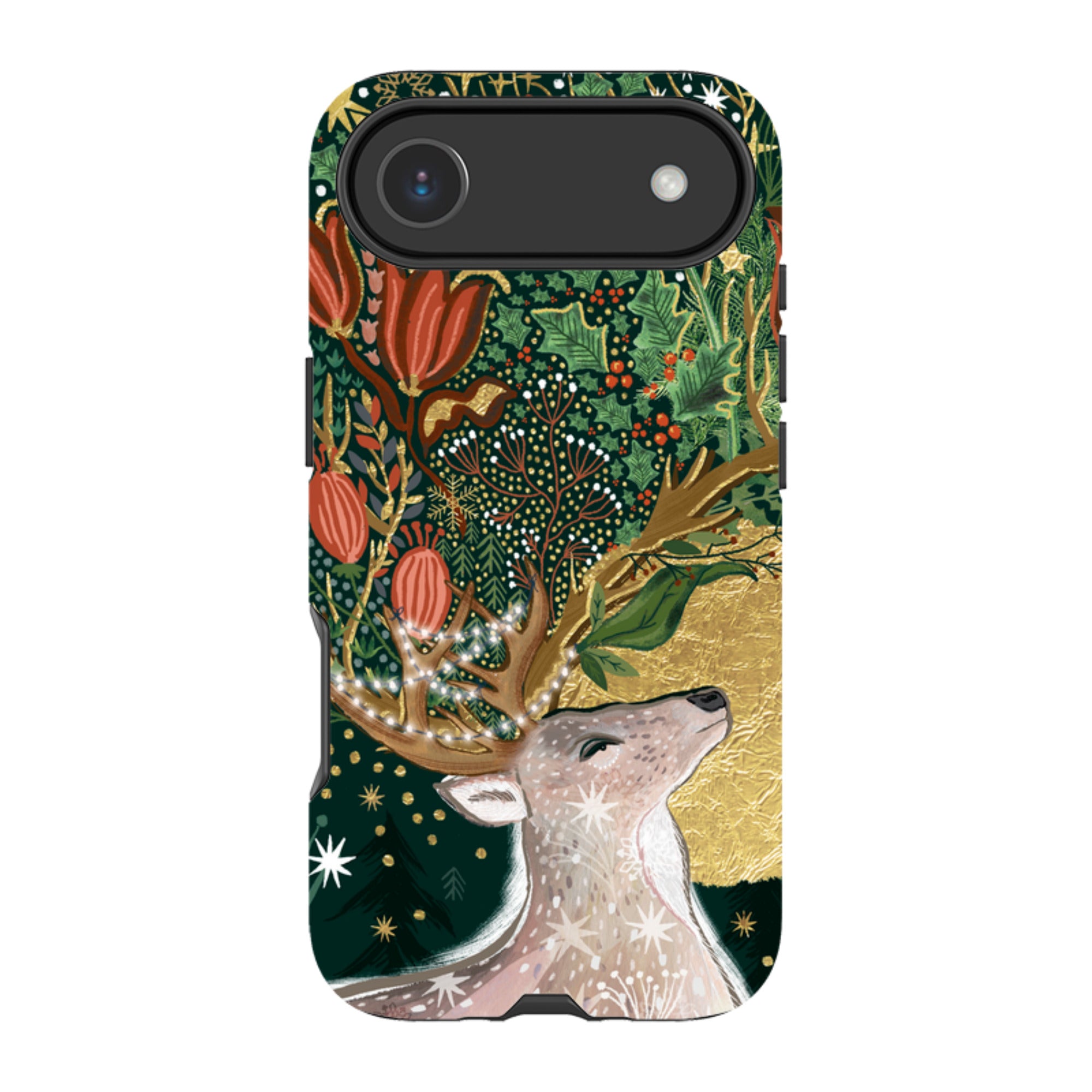 iPhone MagSafe Tough Case - Winter Deer I By Emma Frances Grant