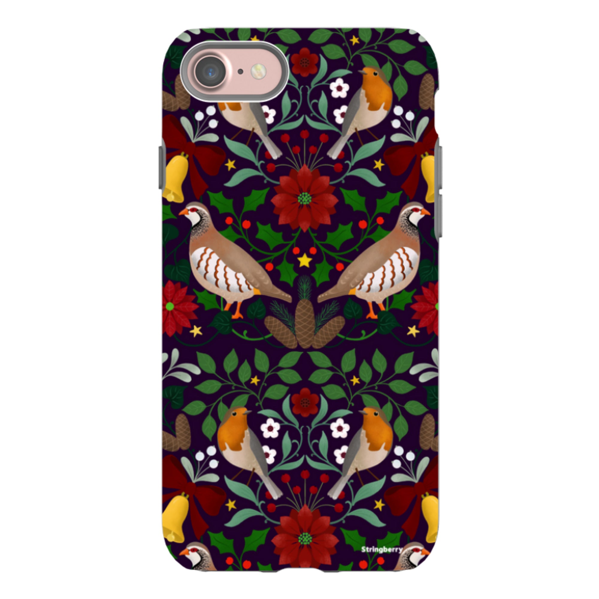 iPhone Tough Case - Xmas Pattern III By Bex Parkin