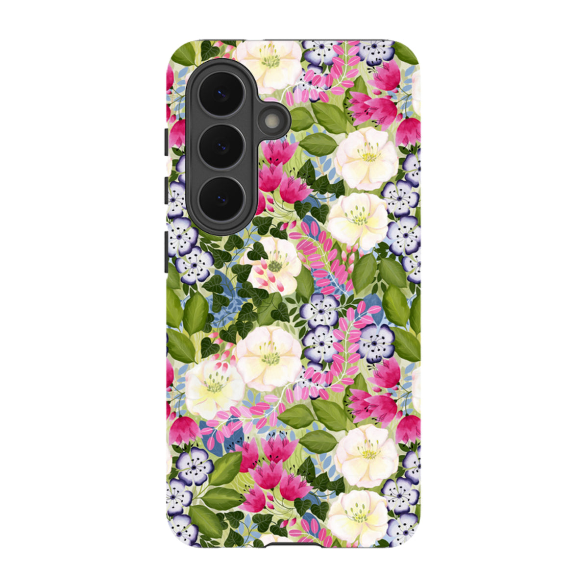 Samsung Tough Case - Pink Flowers By Bex Parkin
