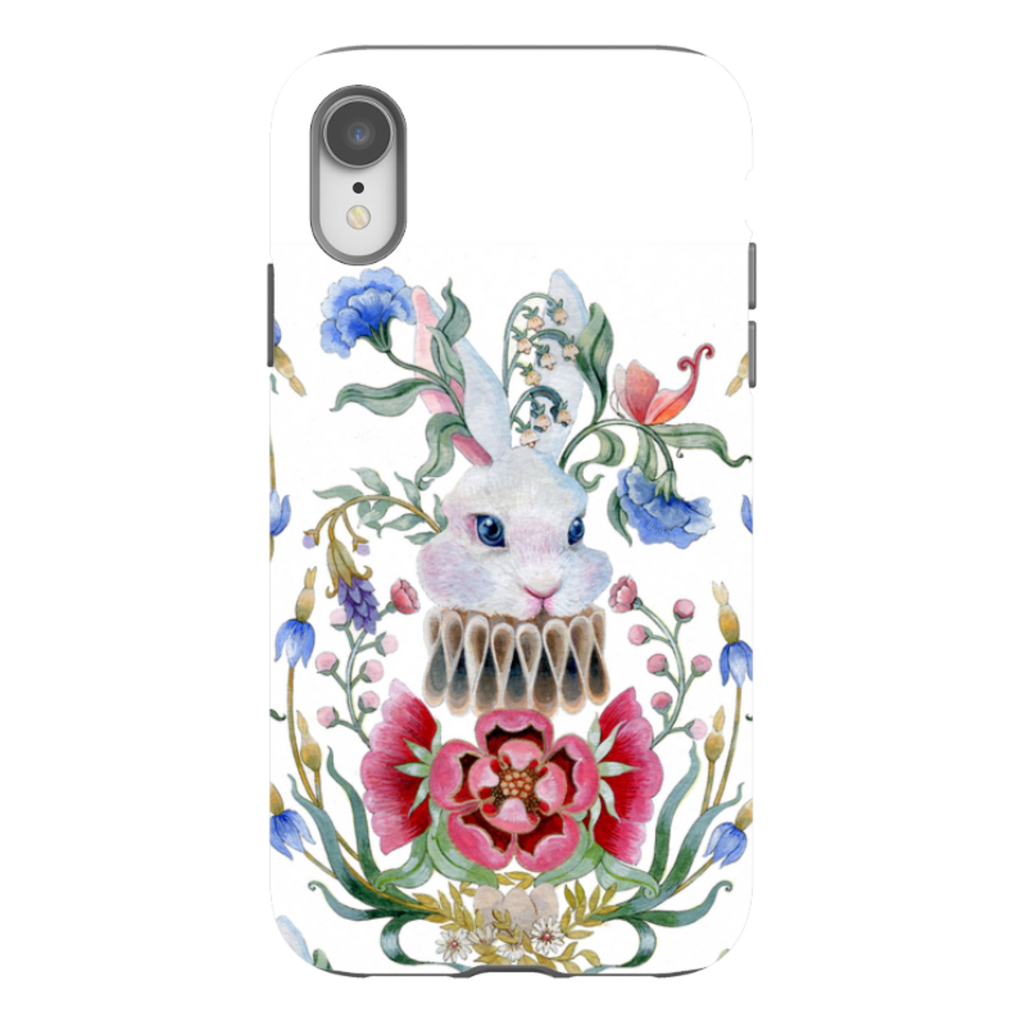 iPhone Tough Case - White Rabbit By Maria Matos