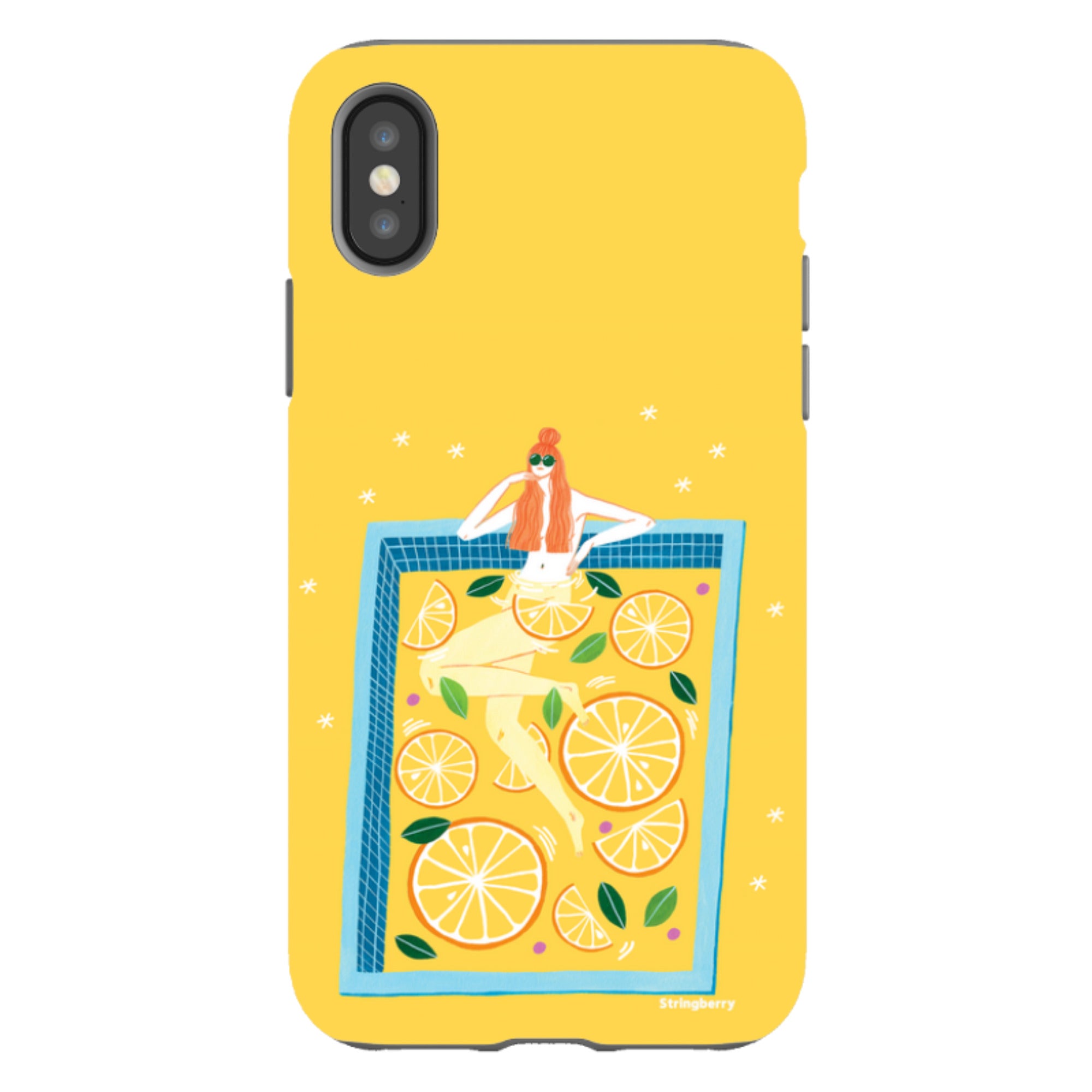iPhone Tough Case - Lemonade By Madalina Andronic