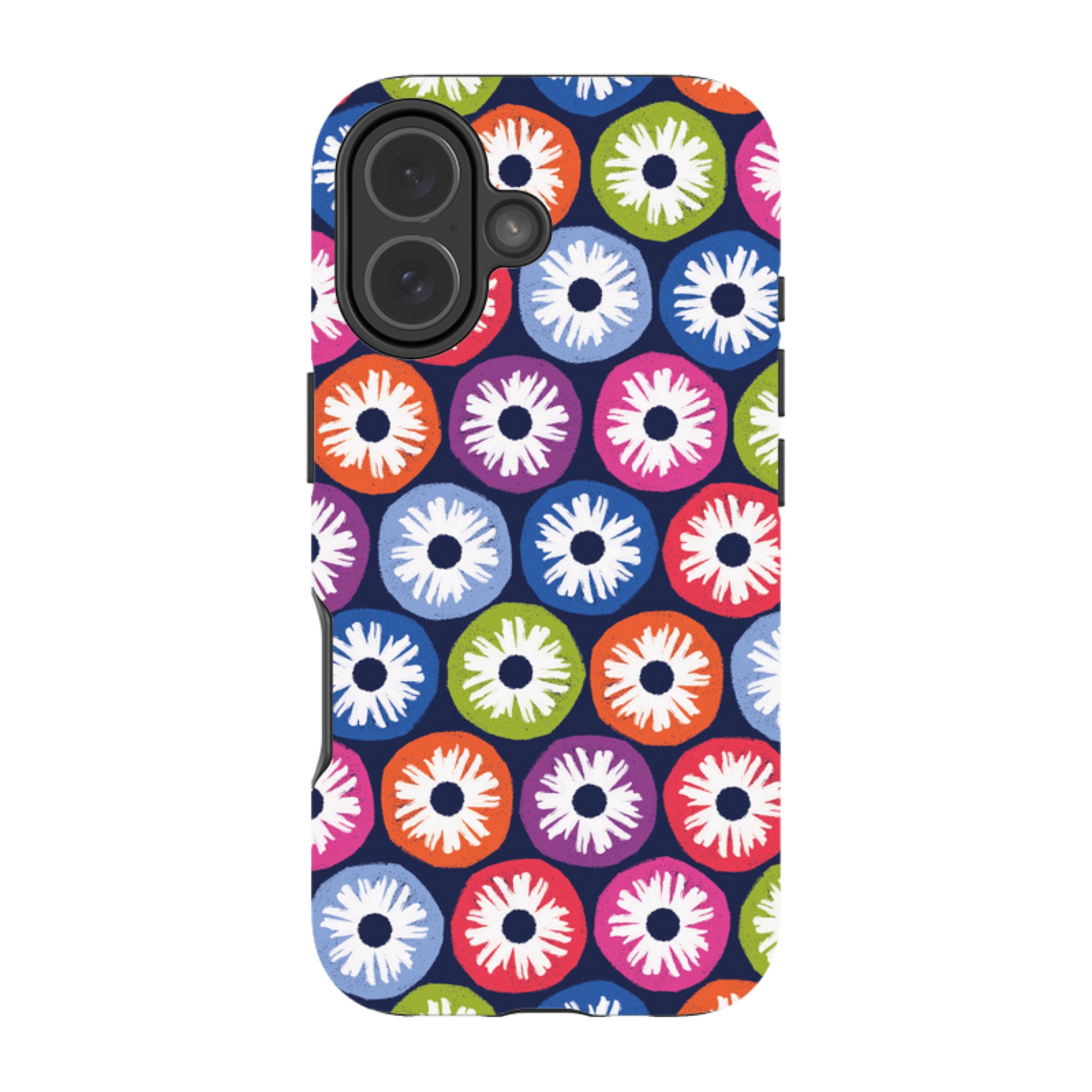 iPhone MagSafe Tough Case -  Penny Flowers Dark By Ali Brookes