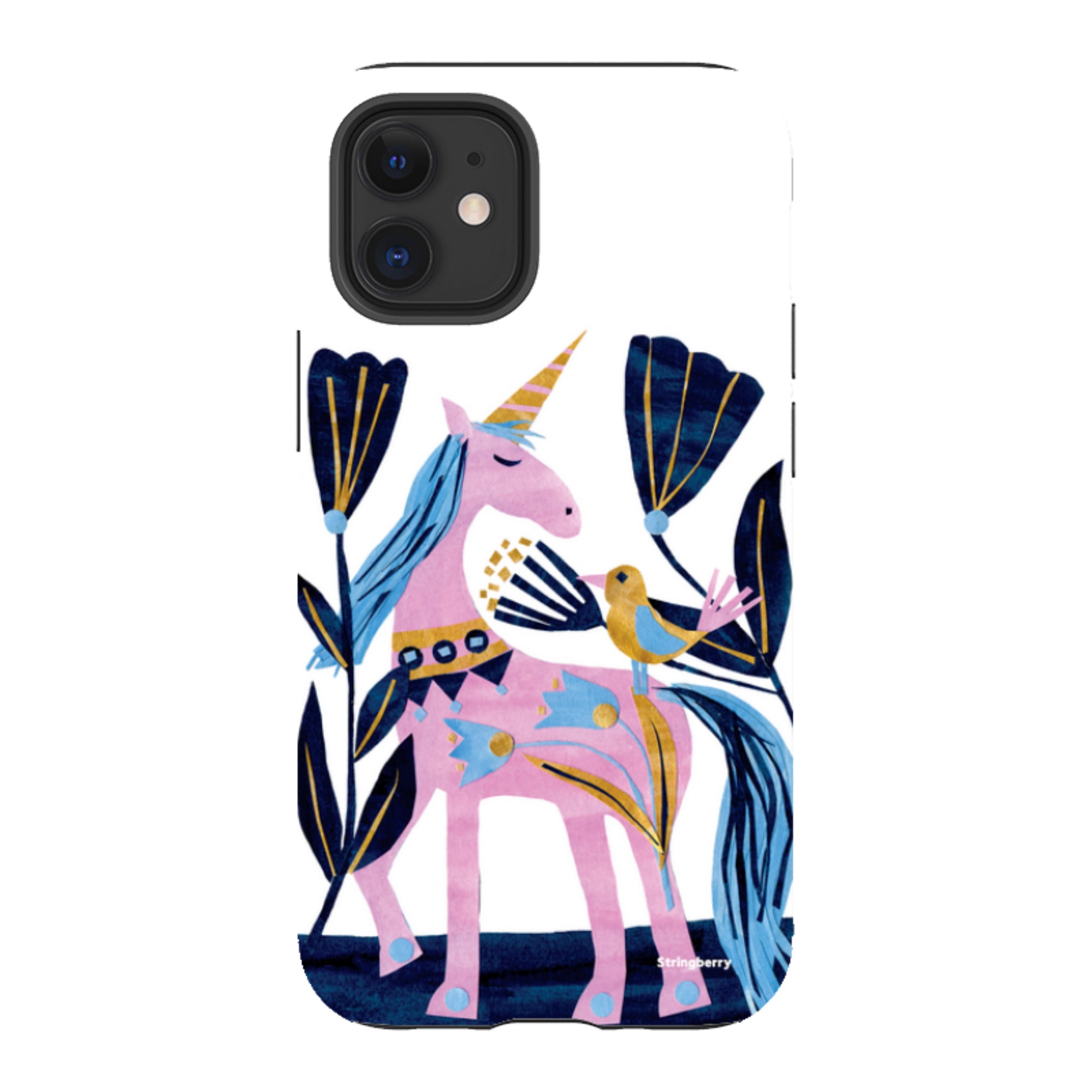 iPhone Tough Case - Lilac Unicorn By Tracey English