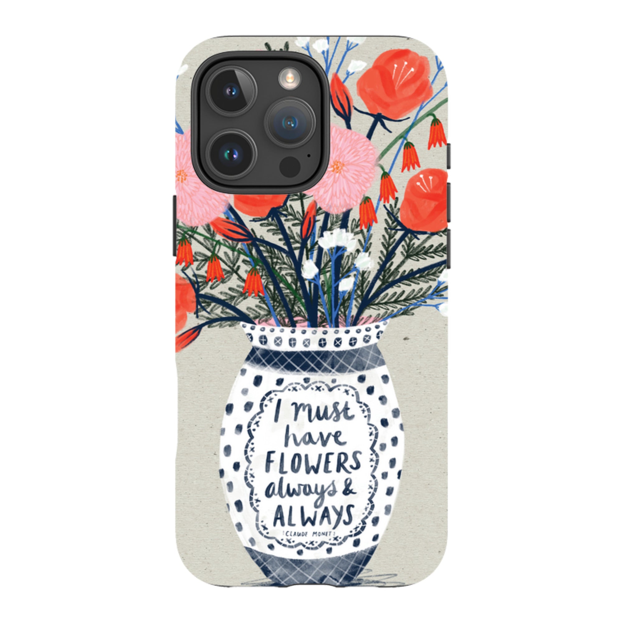iPhone Tough Case - Flowers Always By Lee Foster Wilson