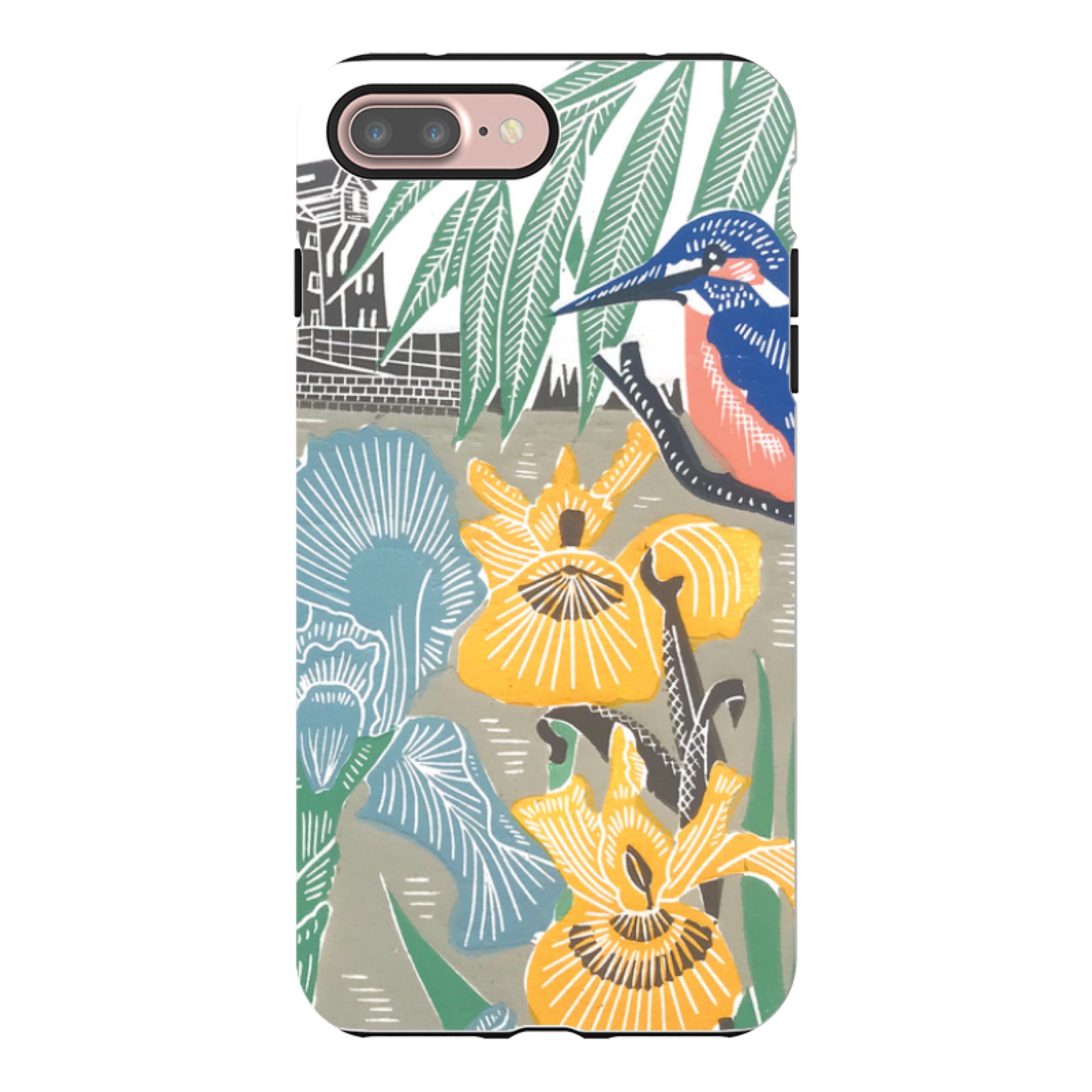 iPhone Tough Case - Kingfisher At The Mill By Kate Heiss