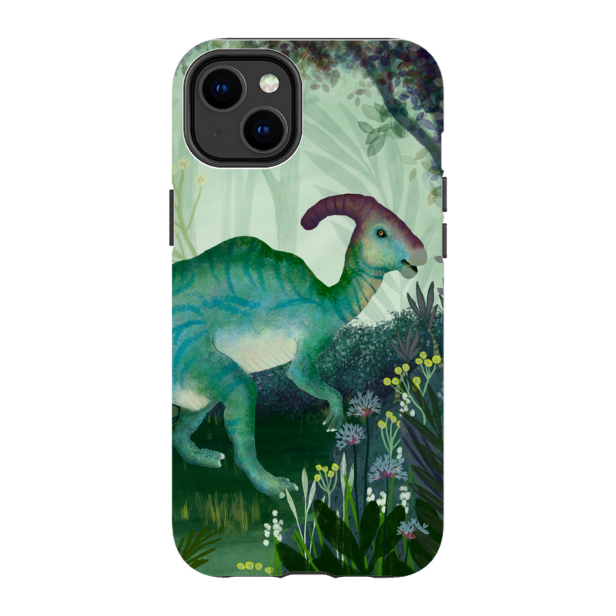 iPhone Tough Case - Dino Park III By Katherine Quinn