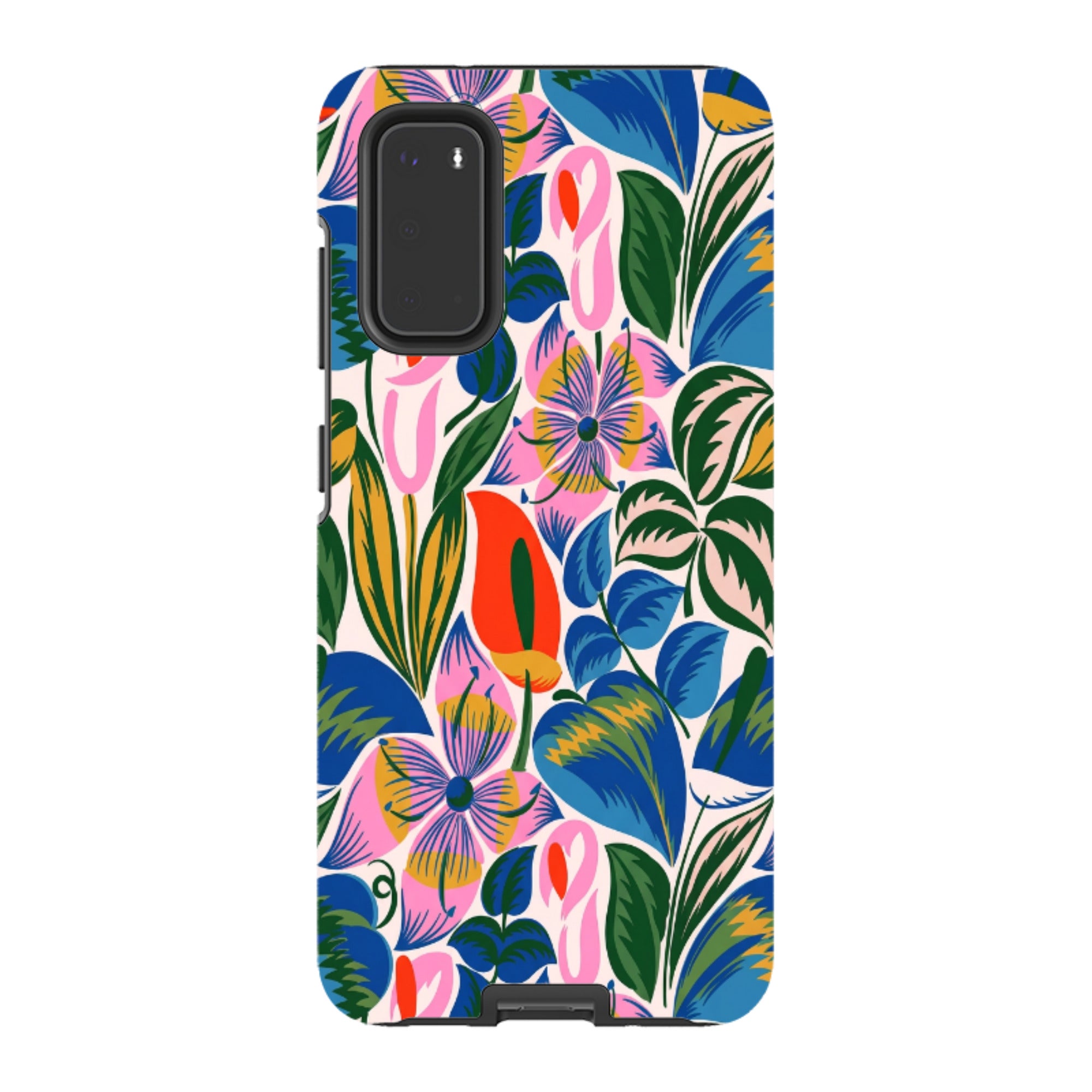 Samsung Tough Case - Retro Tropical Floral