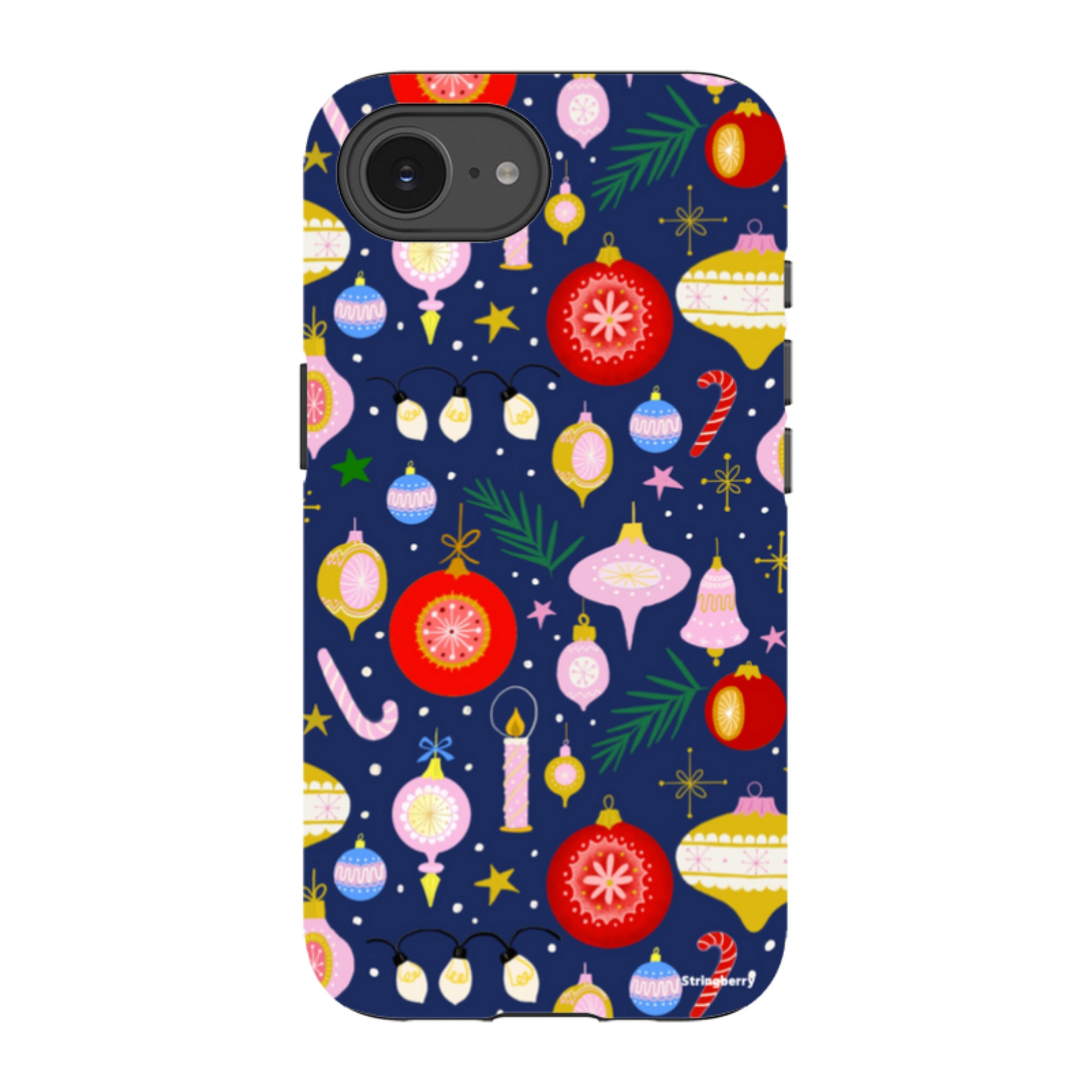 iPhone Tough Case - Xmas Pattern II By Bex Parkin