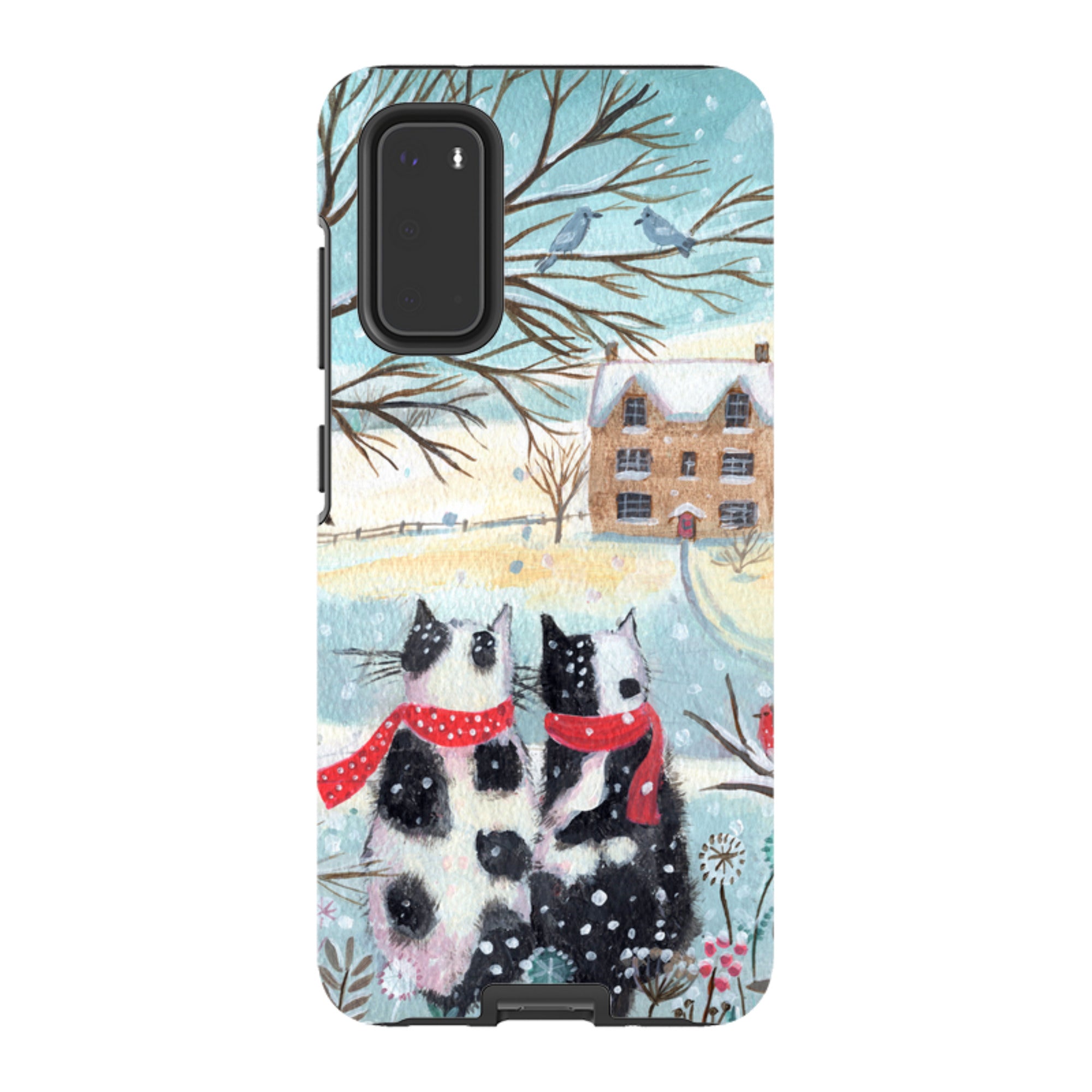 Samsung Tough Case - Christmas Cats By Mary Stubberfield