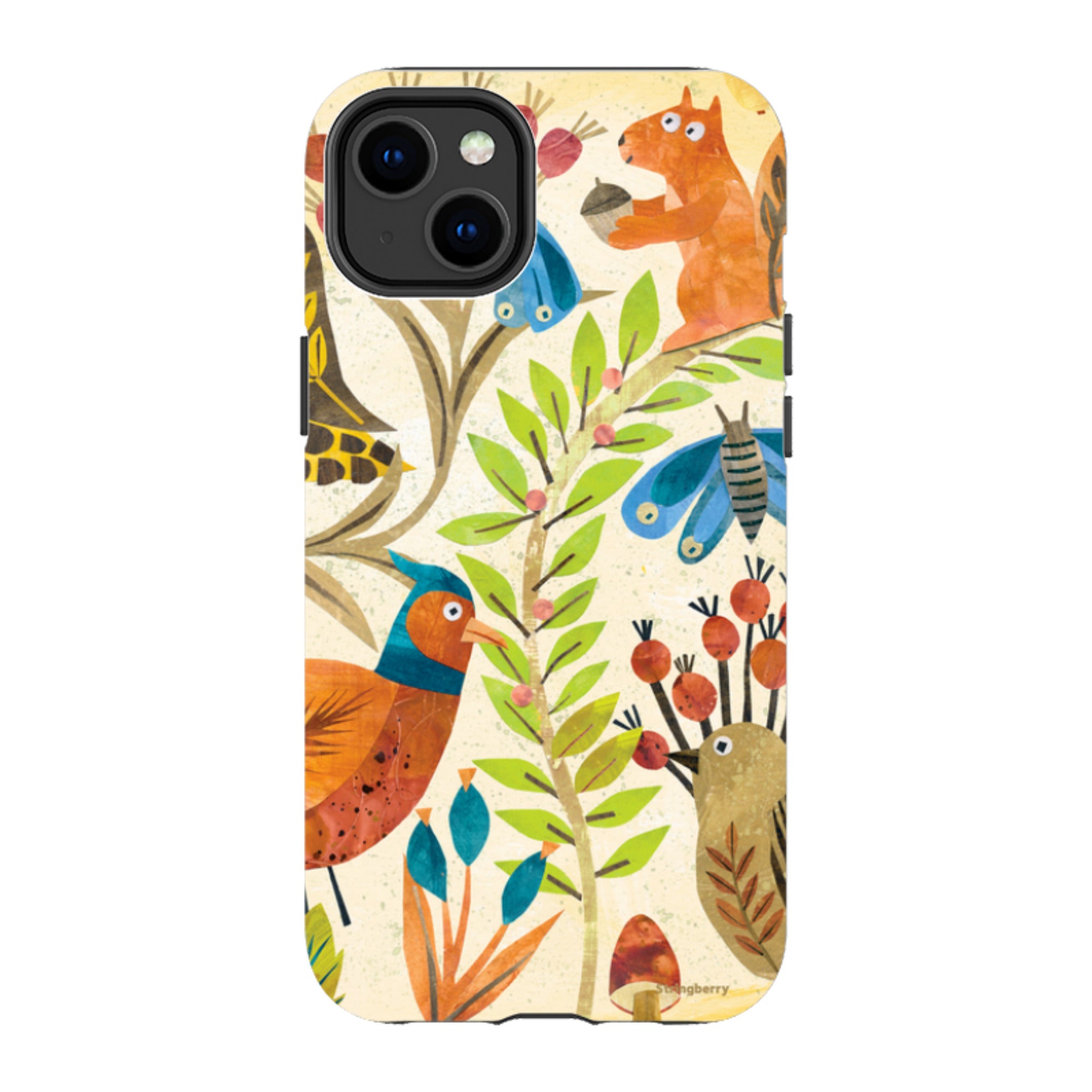 iPhone Tough Case - Woodland Friends By Tracey English