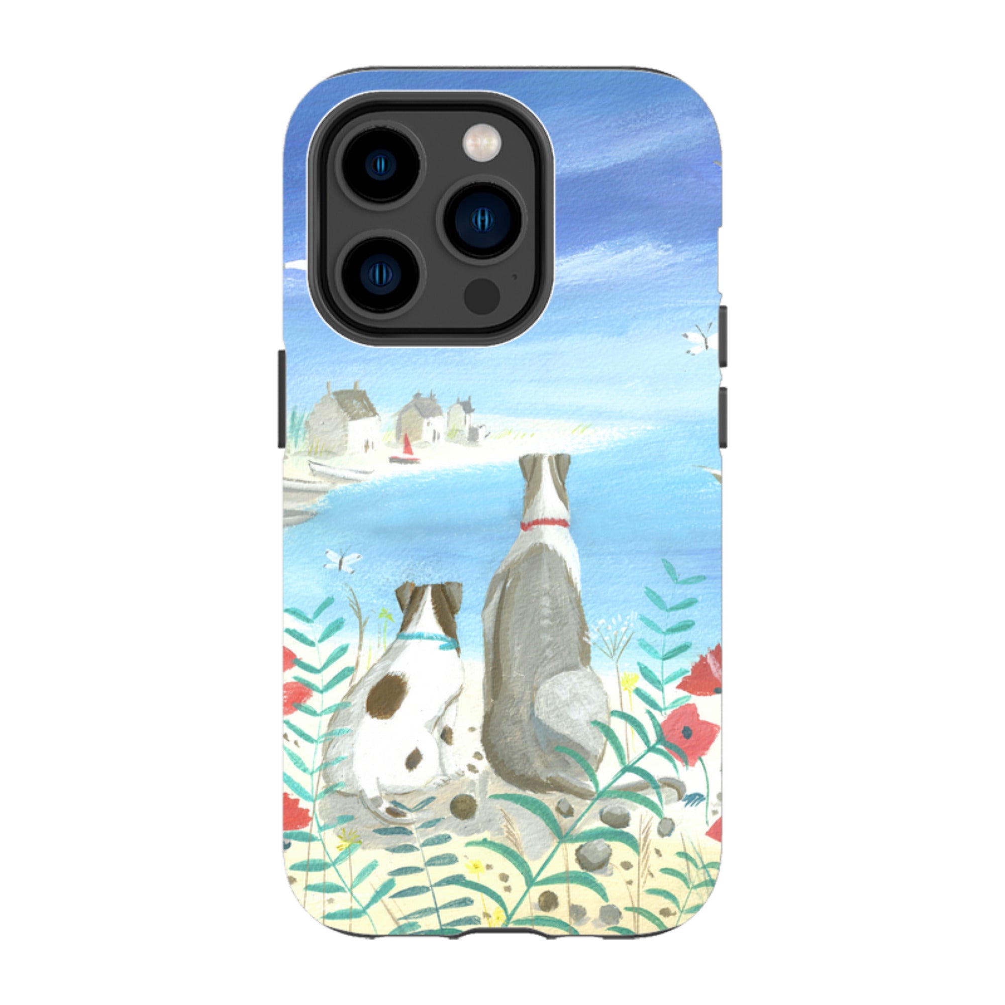iPhone MagSafe Tough Case - Beach Dogs By Mary Stubberfield