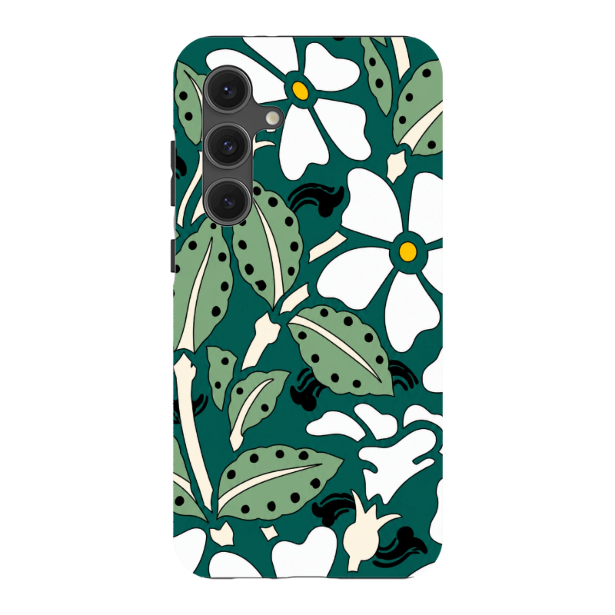 Samsung Tough Case - Vintage Woodblock Print