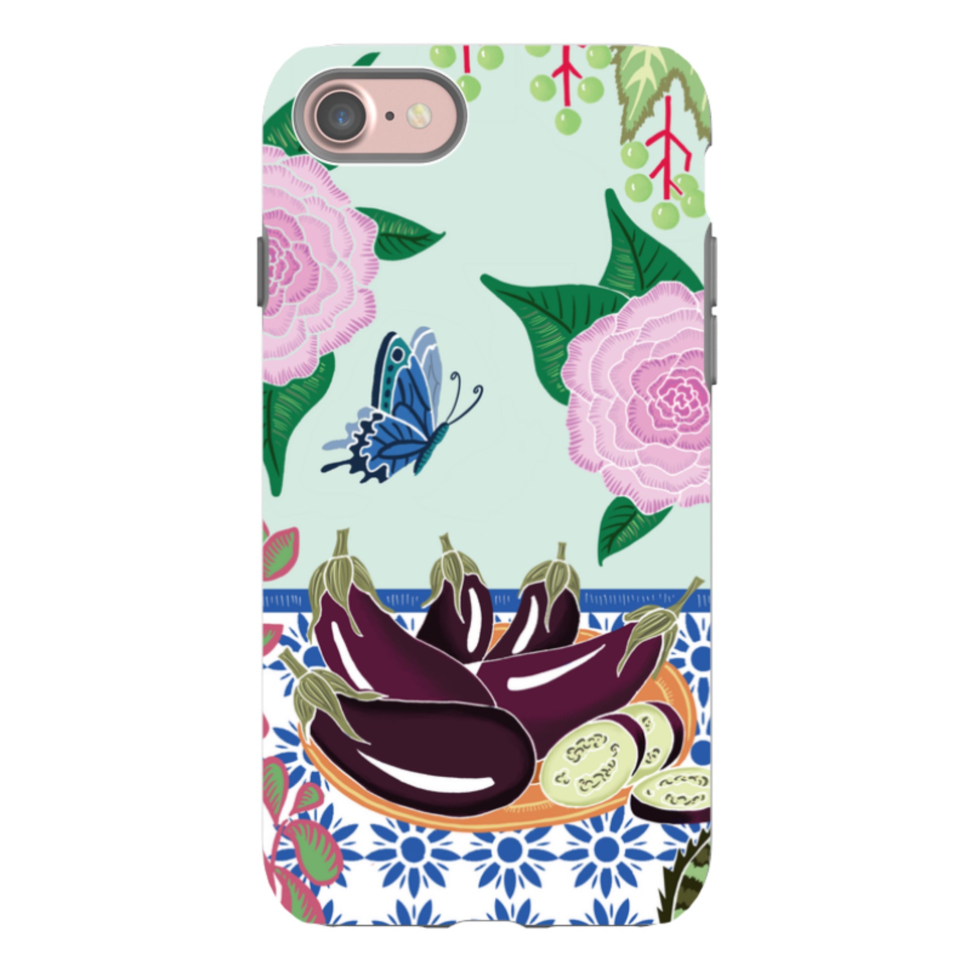 iPhone Tough Case - Aubergines By Kate Heiss