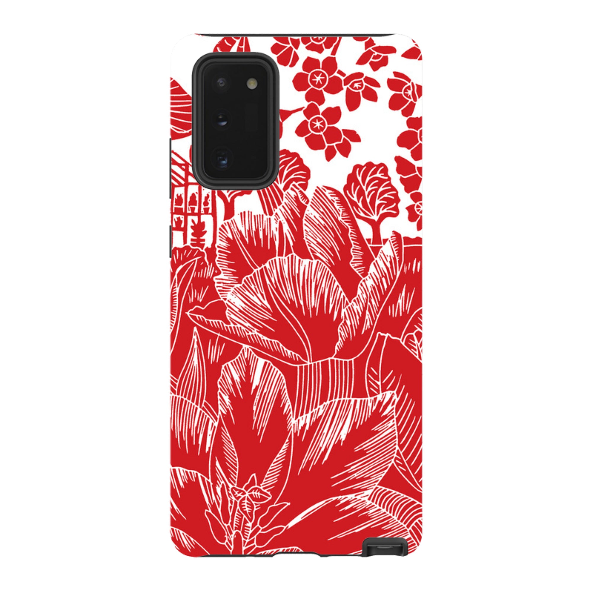 Samsung Tough Case - Tulip Silhouette By Kate Heiss