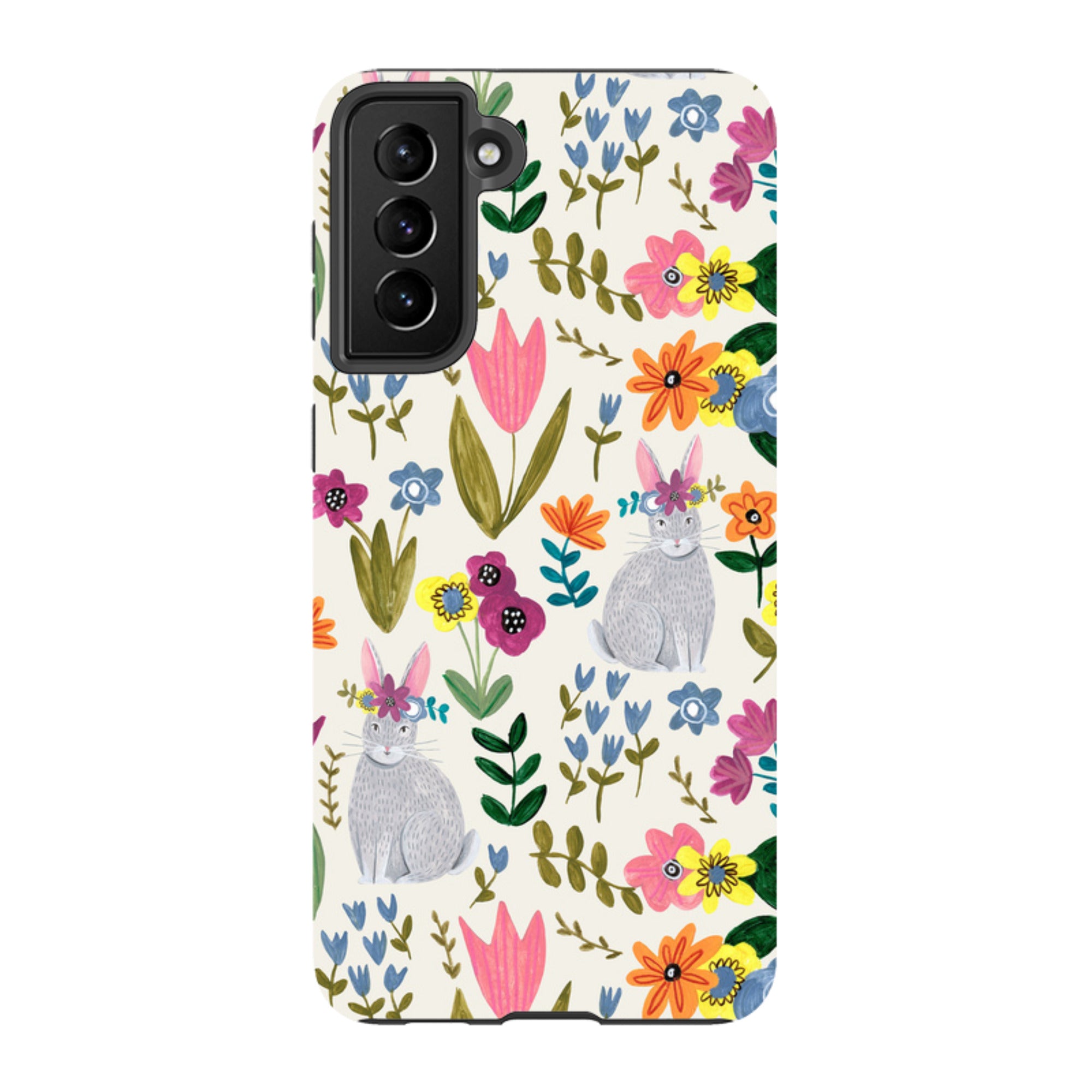 Samsung Tough Case - Rabbit Floral By Caroline Bonne Muller