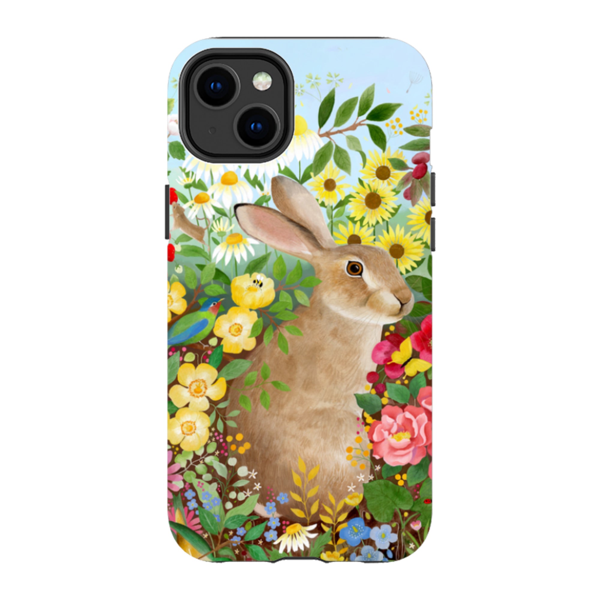 iPhone Tough Case - Rabbit Garden By Bex Parkin