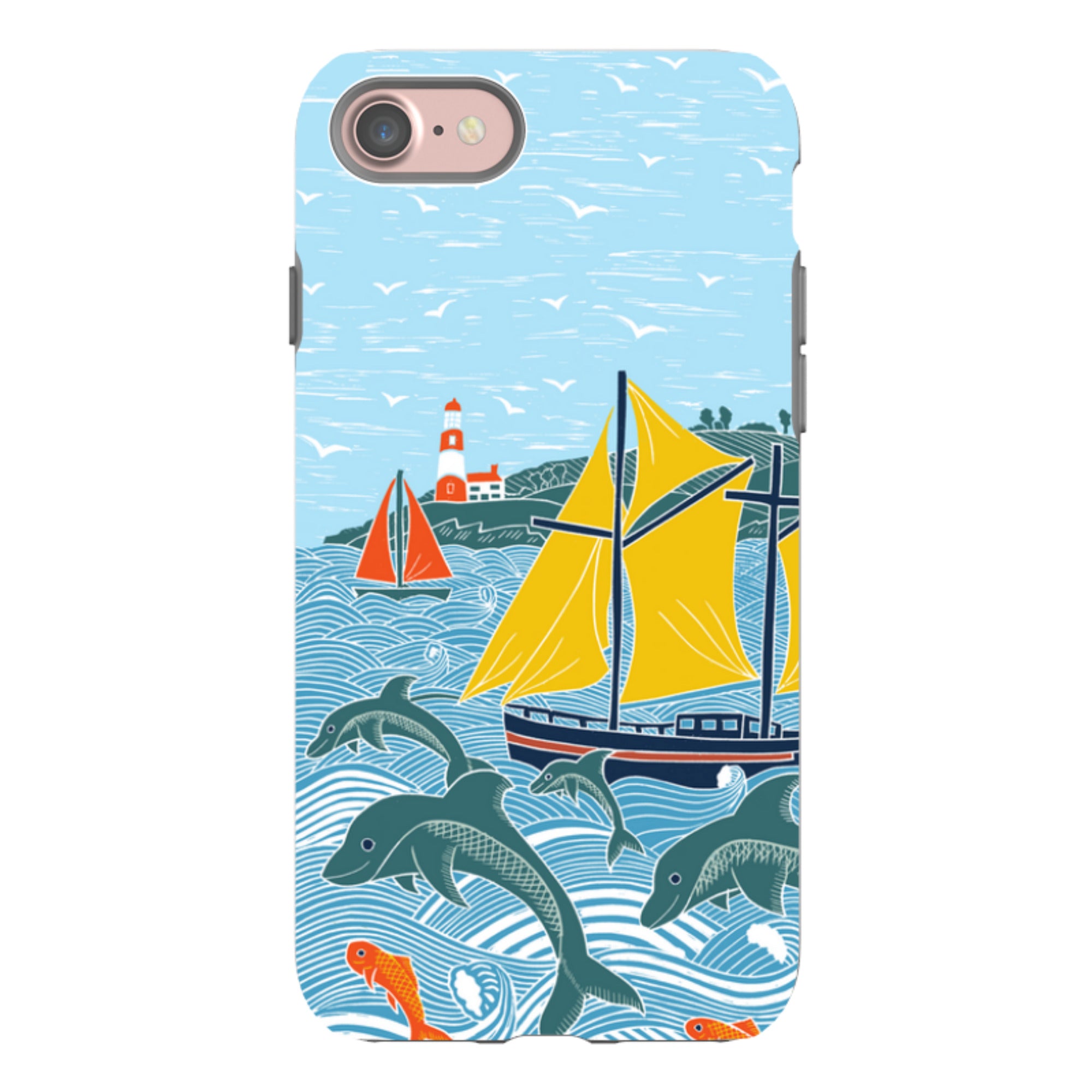 iPhone Case - Dolphins By Kate Heiss