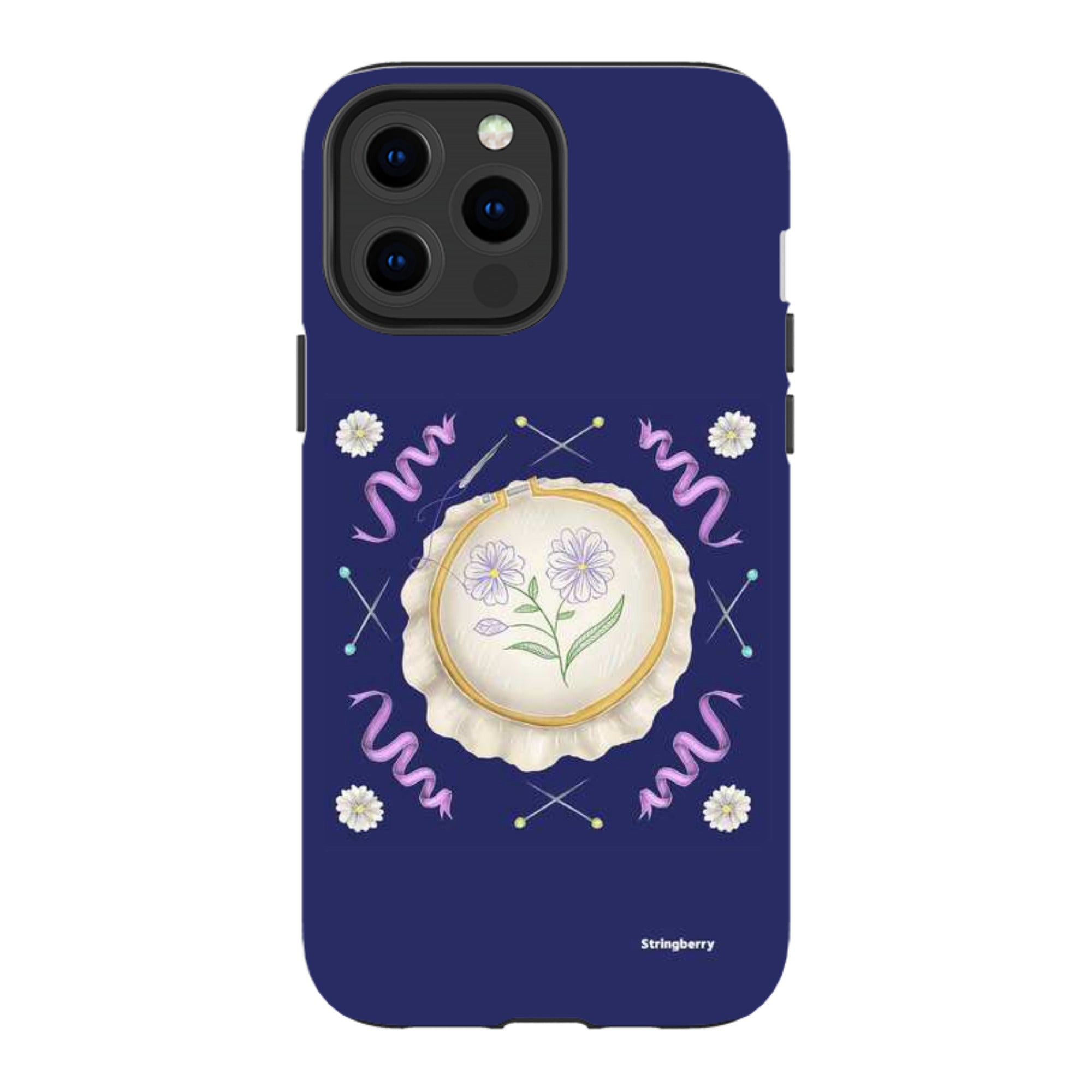 iPhone MagSafe Tough Case -  Daisy Needlework By Catherine Rowe