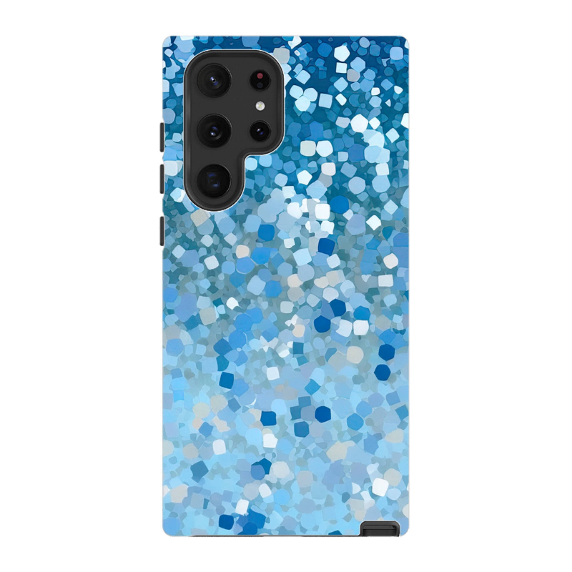 Samsung Tough Case - Blue Glitter II (Case Does Not Glitter)