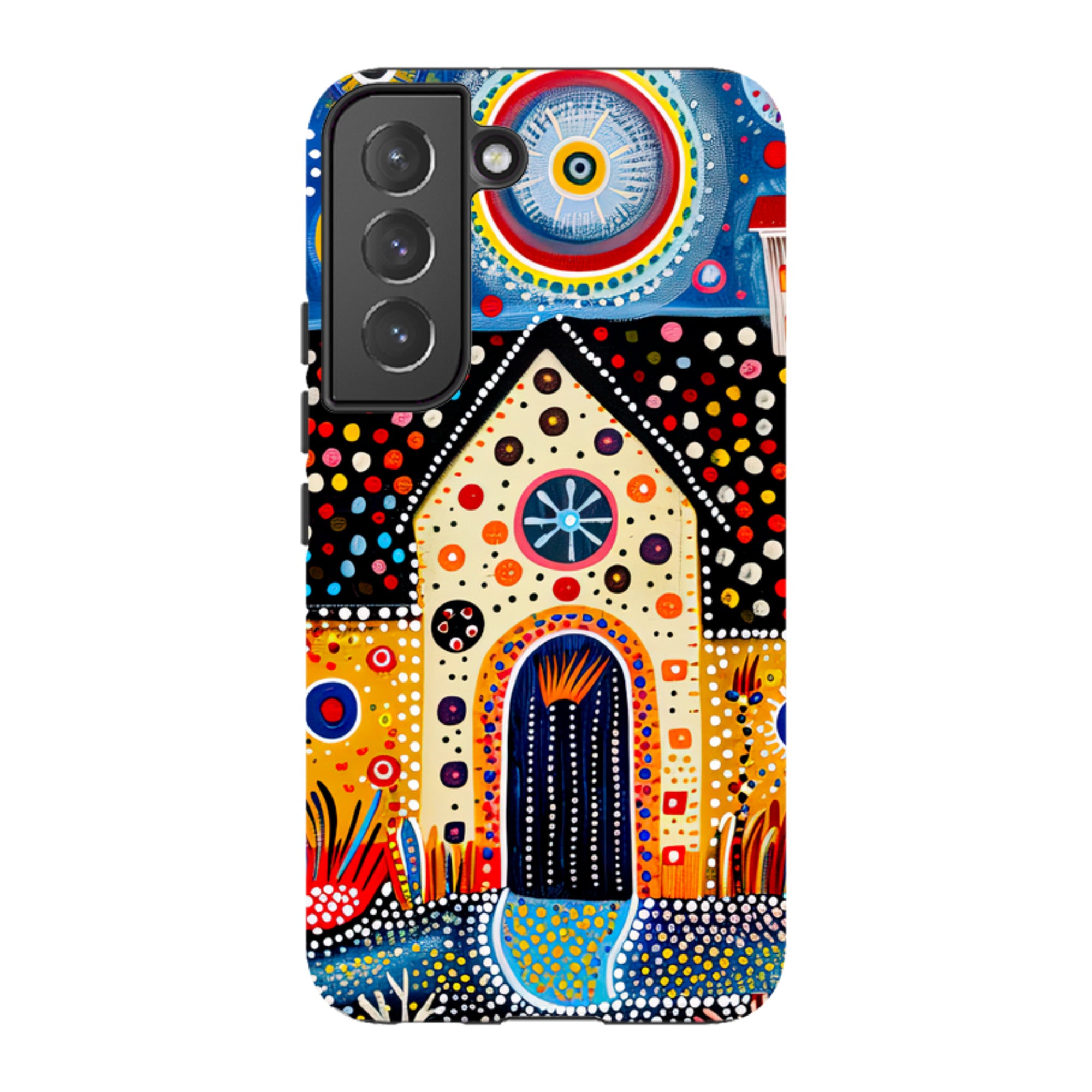 Samsung Tough Case - Folk Art House IX