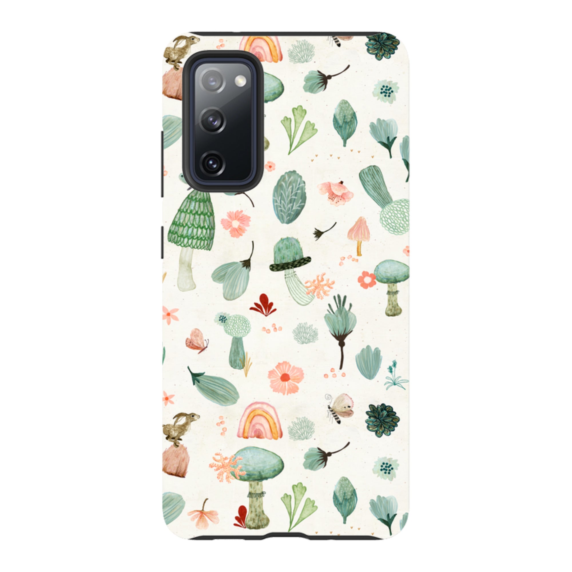 Samsung Tough Case - Mushroom World Cream By Katherine Quinn