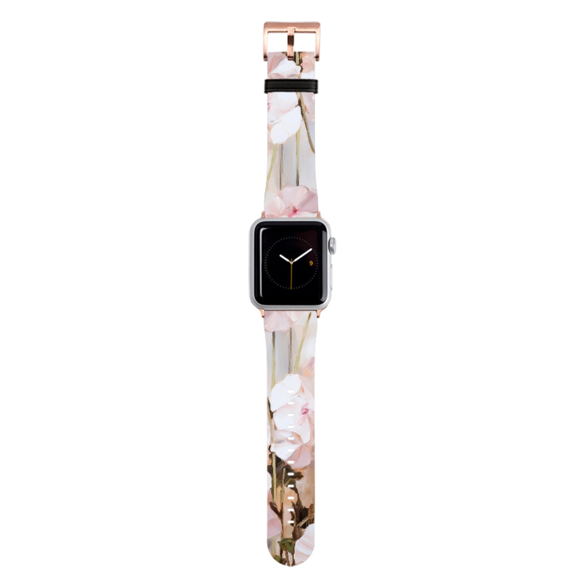 Pink Delight Floral Apple Watch Strap