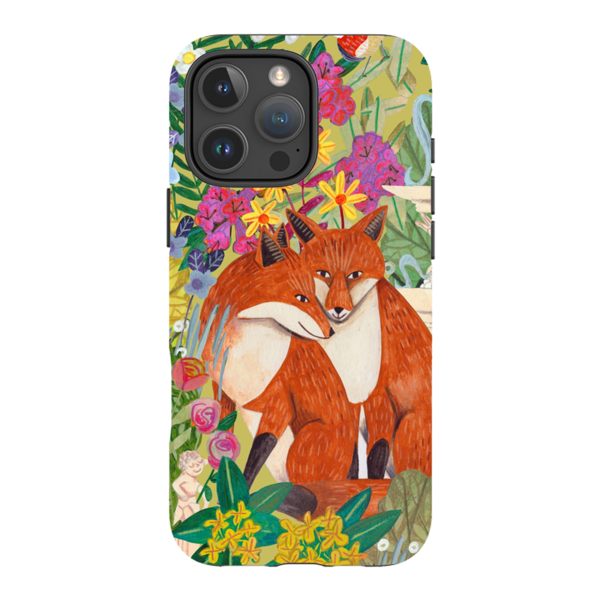 iPhone Tough Case - Foxes By Caroline Bonne Muller
