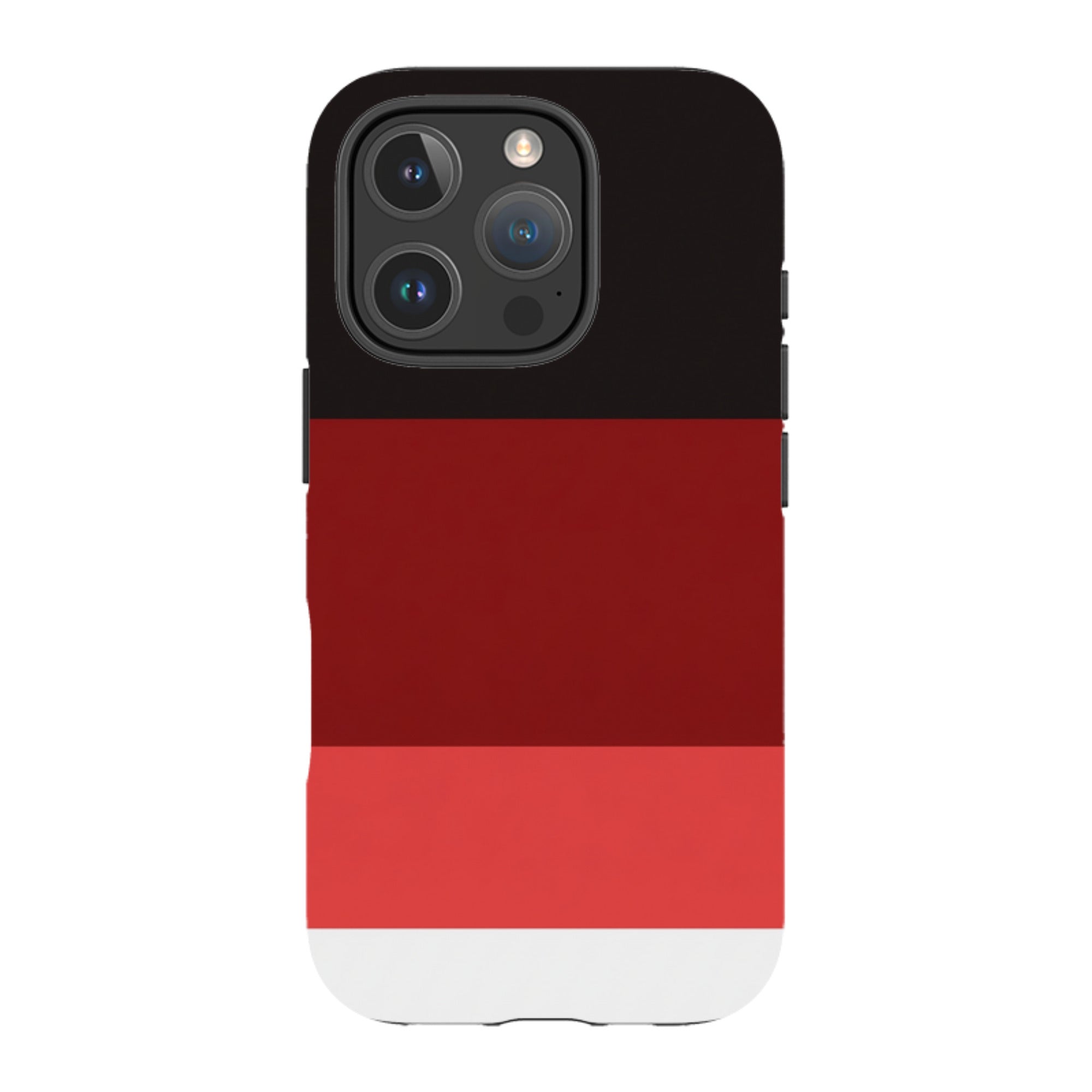 iPhone Tough Case - Crimson and Black Gradient