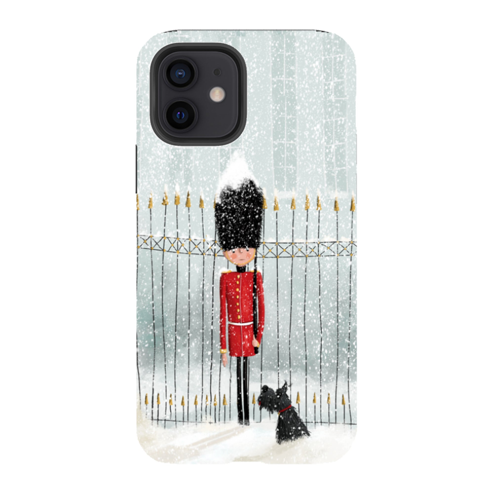 iPhone Tough Case - London In Snow By Maja Lindberg